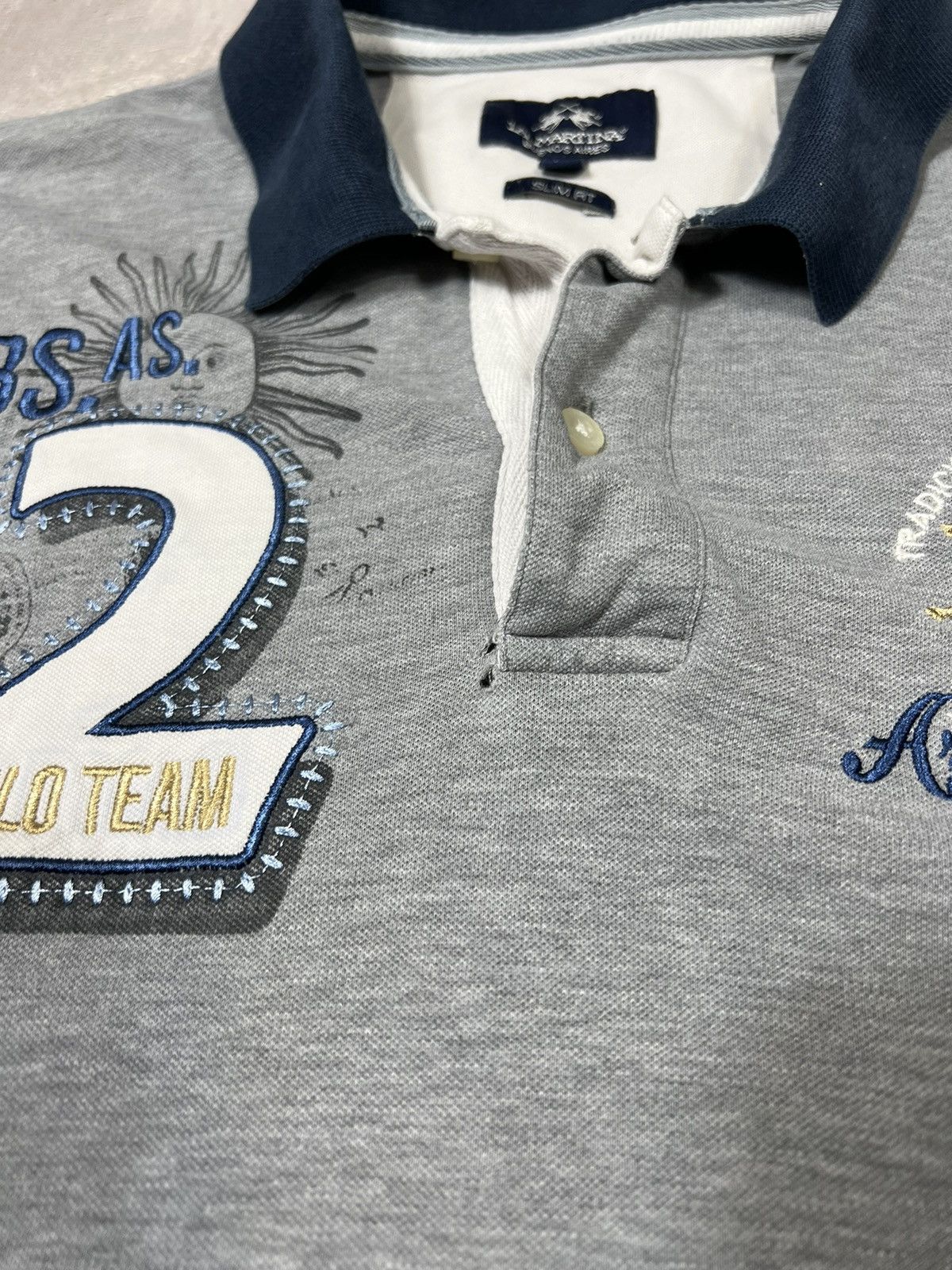 Vintage Vintage La Martina Argentina Polo Team Tee Size US XL / EU 56 / 4 - 6 Thumbnail
