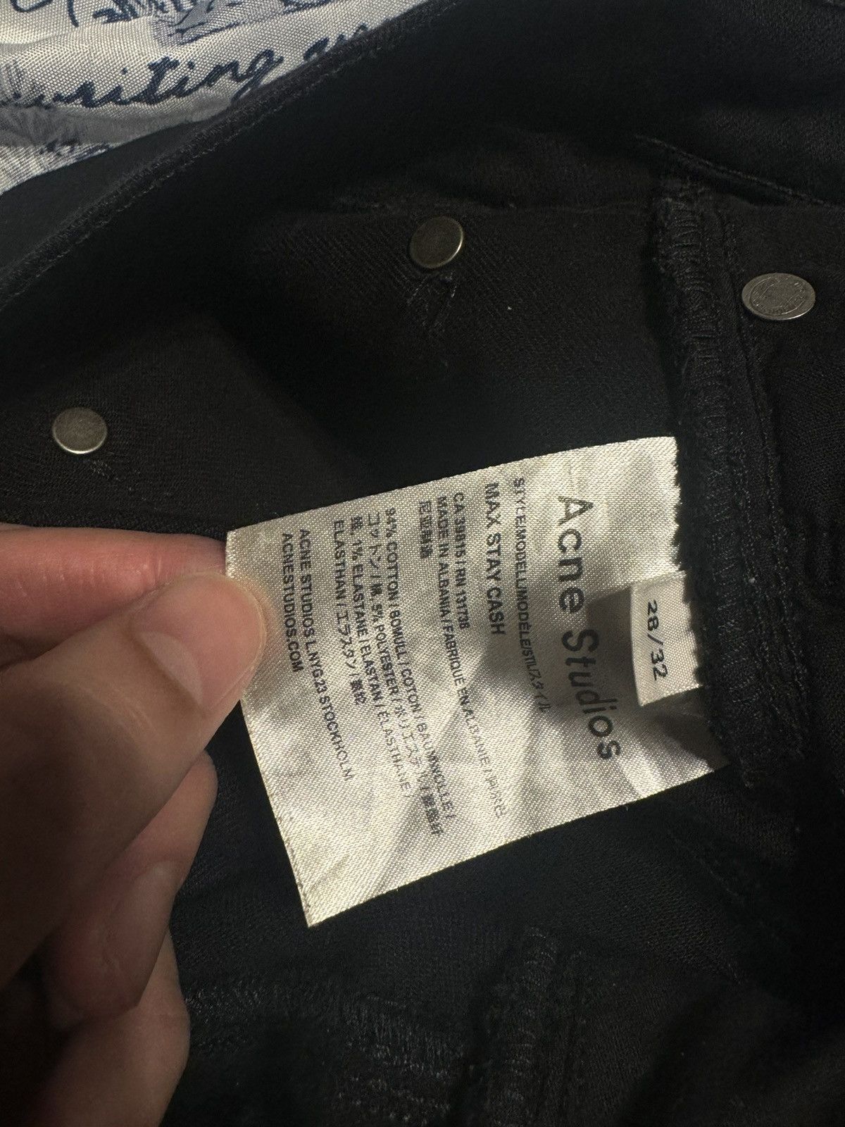 Acne Studios Max Stay Cash Size US 28 / EU 44 - 7 Thumbnail