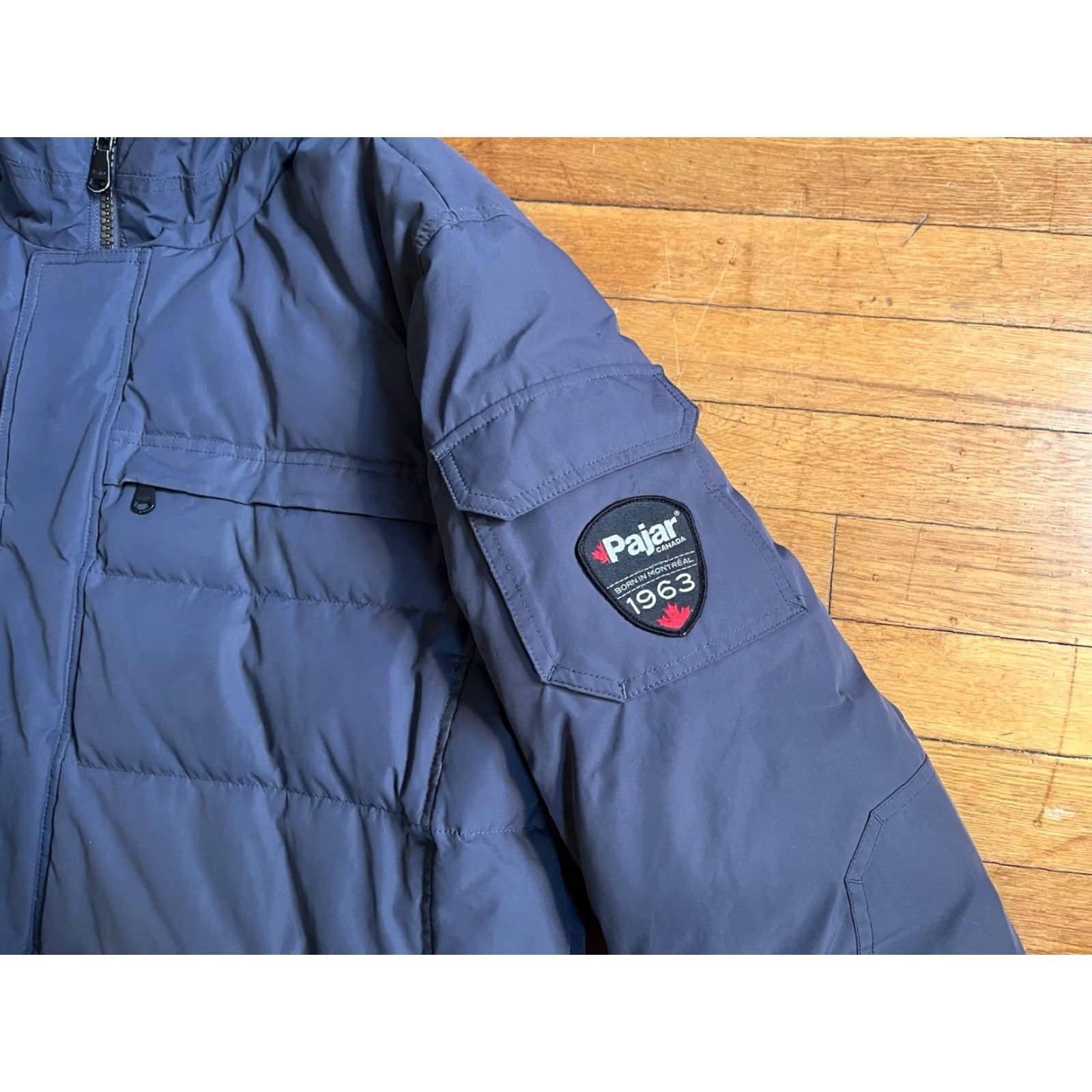 Pajar Pajar Canada Down Winter Parka Jacket Men’s XL Gray Jacket Parka Regular Mens Down Winter Parka Jacket Gray XL Pajar Canada Down Winter Parka Size US XL / EU 56 / 4 - 3 Thumbnail