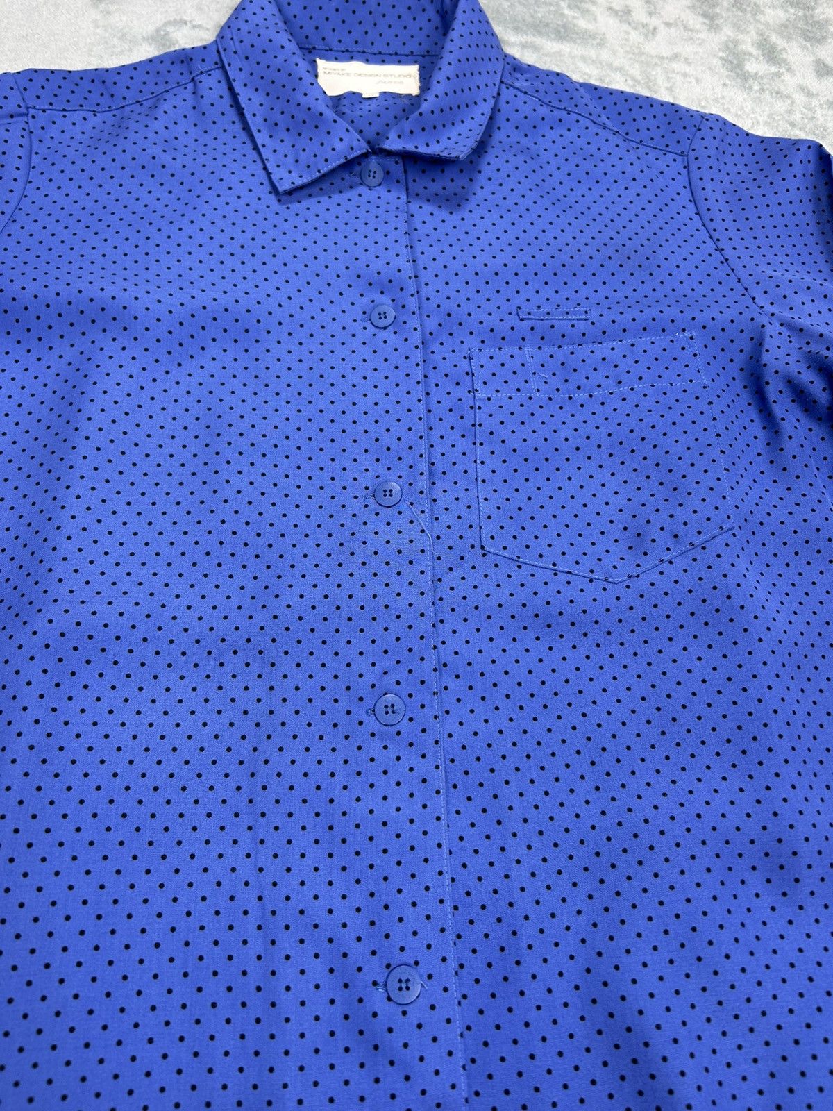 Issey Miyake Vintage 80’s Issey Miyake Blouse Shiseido Polkadot Size L / US 10 / IT 46 - 2 Thumbnail