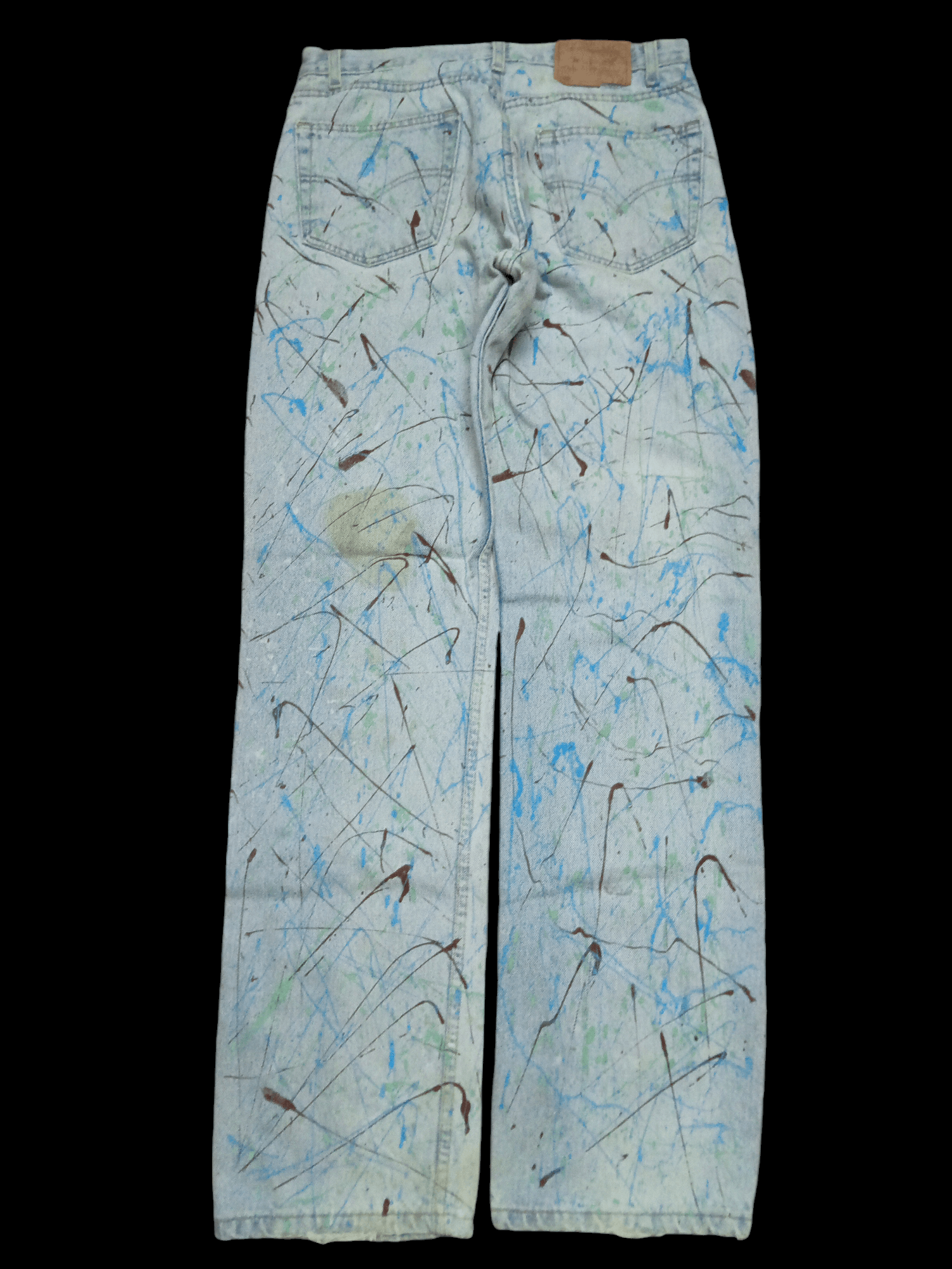 Levi's × Levi's Vintage Clothing vintage distressed levis 505 custom splatter paints Size US 33 - 2 Thumbnail