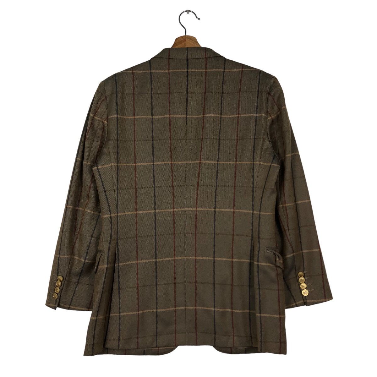 Burberry Vintage Burberrys Double Breasts Jackets Coat Tartan Design Size US M / EU 48-50 / 2 - 8 Thumbnail