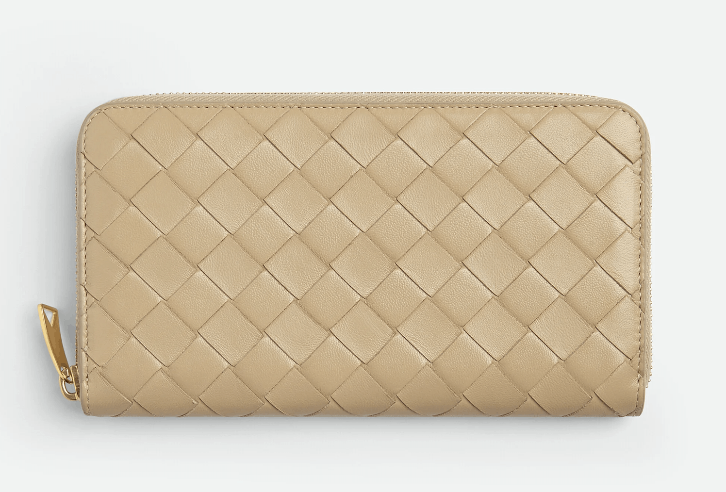 Bottega Veneta Bottega Veneta Intrecciato Weave Zip Around Long Wallet Size ONE SIZE - 1 Thumbnail