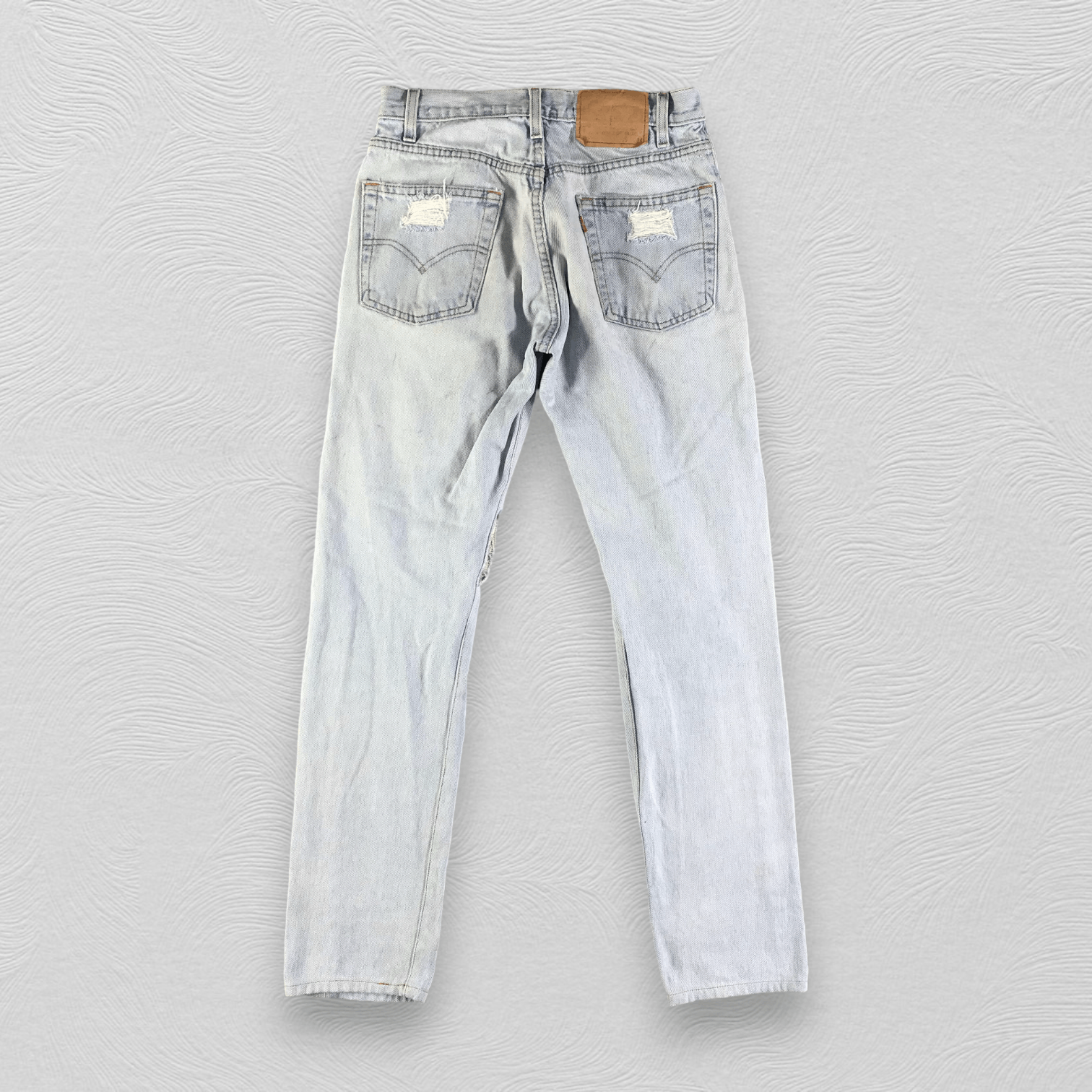 Levi's Vintage Levis 505 Jeans Ripped Denim KJ2293 Size US 28 / EU 44 - 2 Thumbnail