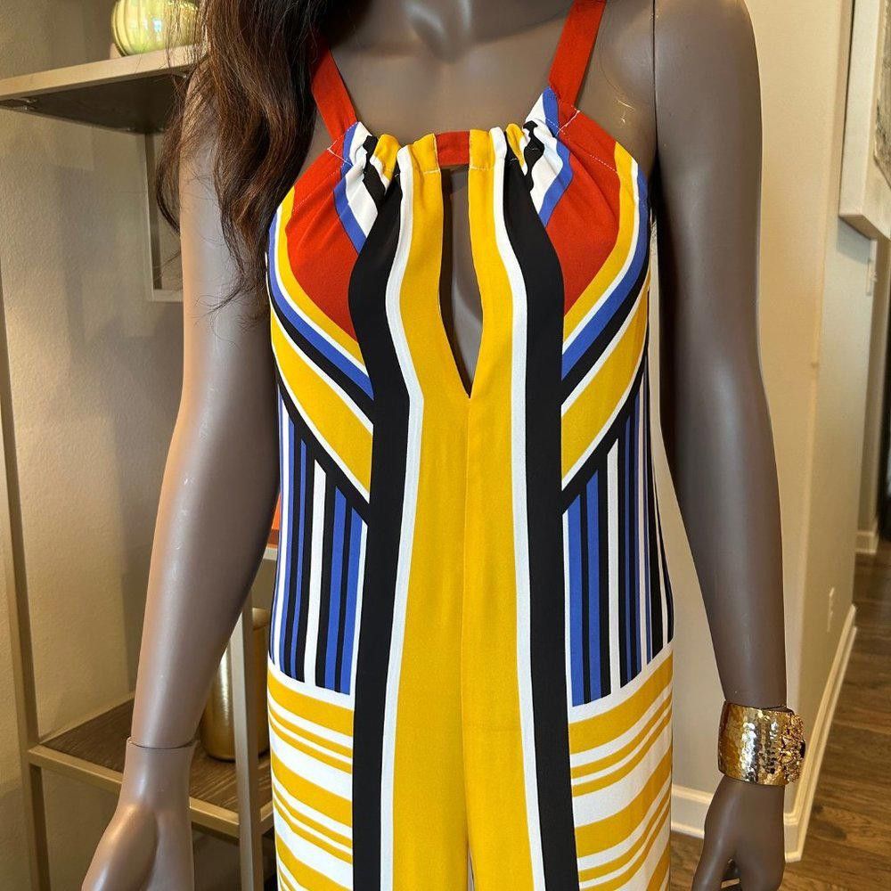 Bcbgmaxazria BCBG MaxAzria African-Inspired Jumpsuit Size 25" / US 0 / IT 36 - 5 Thumbnail