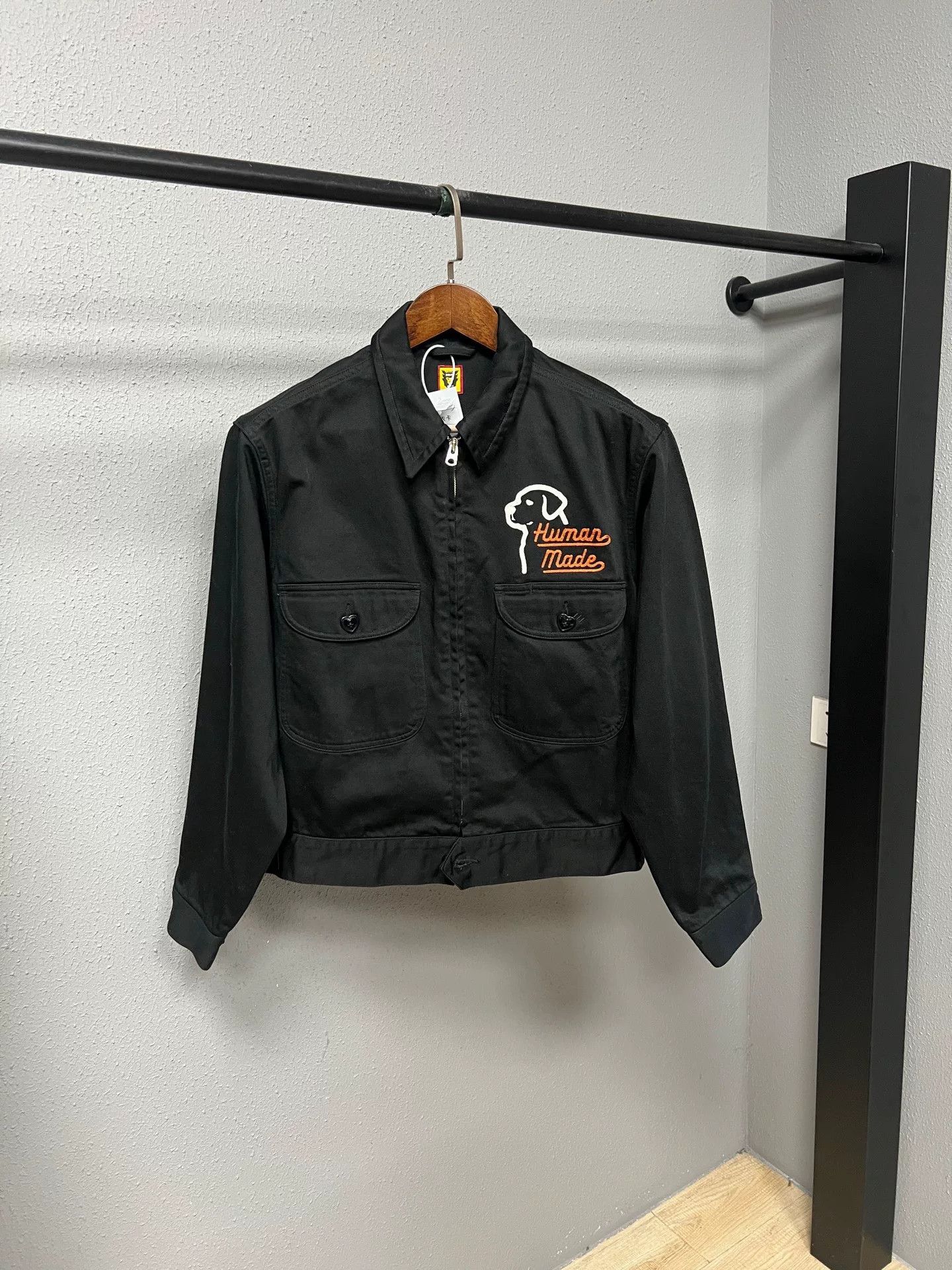 Human Made Human Made Pinstripe Hickory Overshirt Jacket Made in