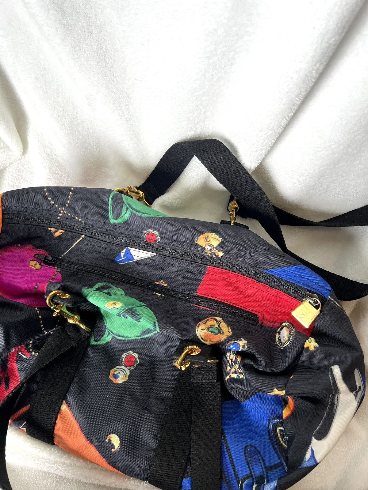 Karl Lagerfeld Karl Lagerfeld Signature Logo Duffle Double Bag Size ONE SIZE - 10 Thumbnail