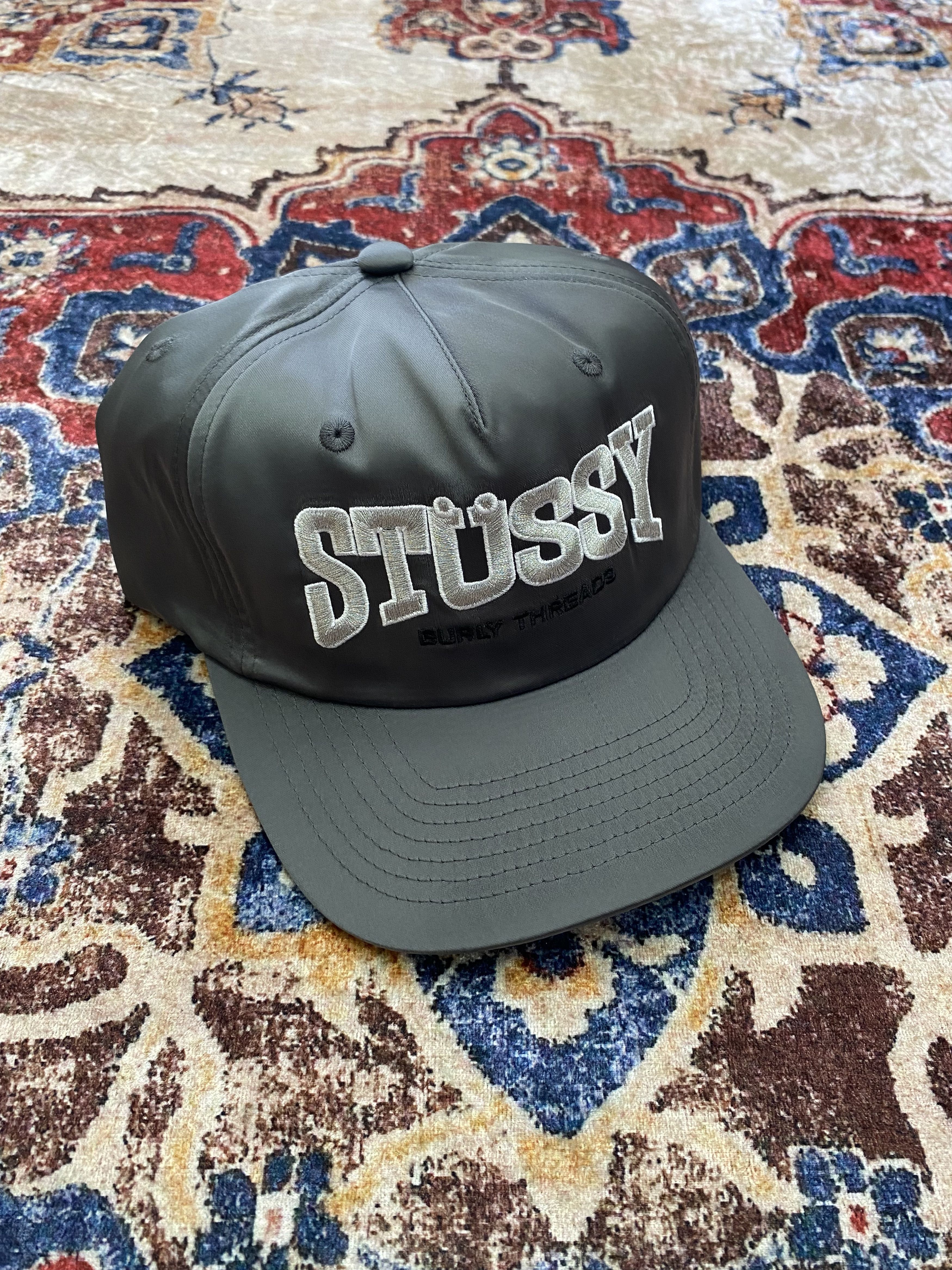 Stussy Stussy MD Burly Threads Cap - Grey Size ONE SIZE - 1 Thumbnail