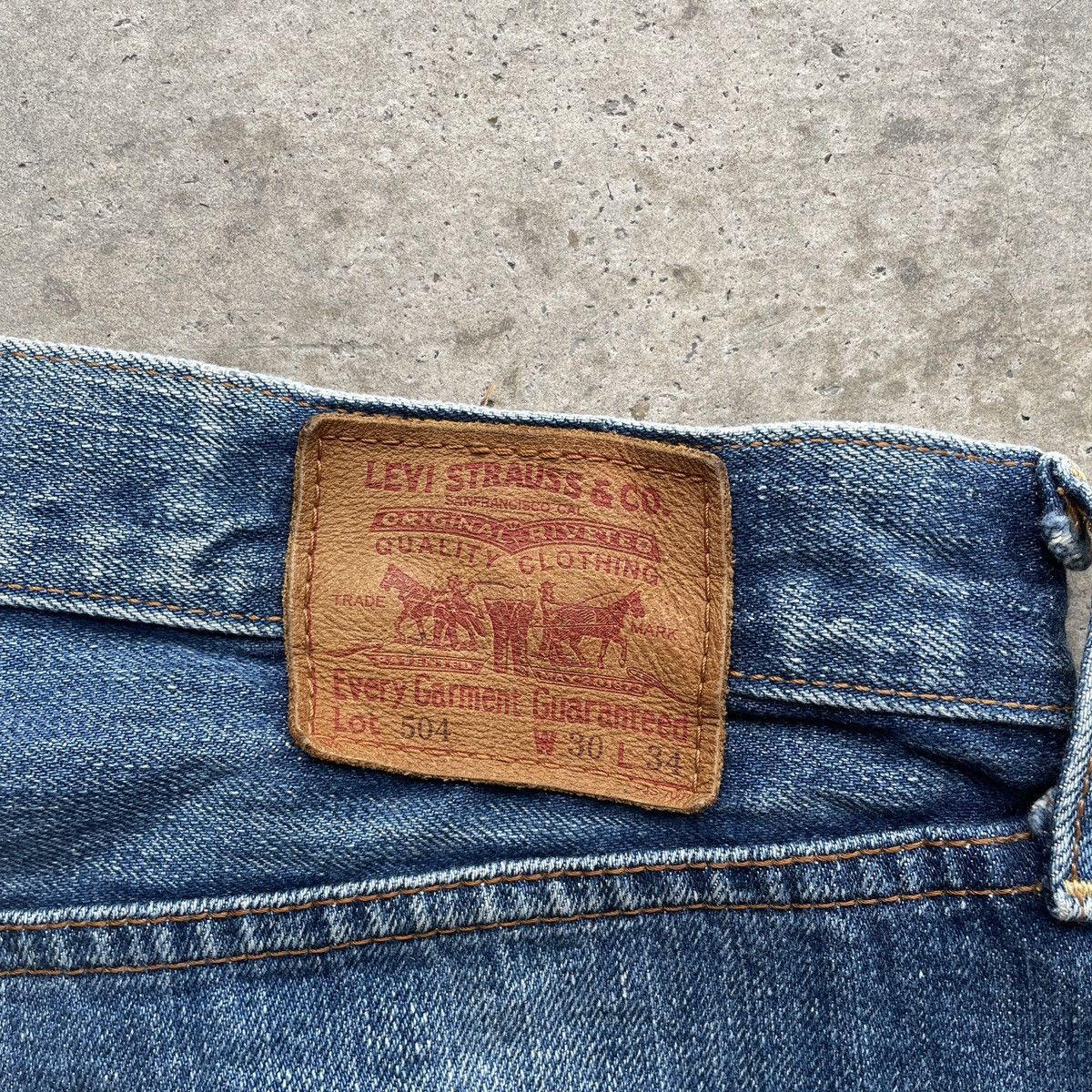 Levi's W30x32 Vintage Levis 504 Loose Jean Faded Denim Pants Baggy Size US 30 / EU 46 - 11 Thumbnail