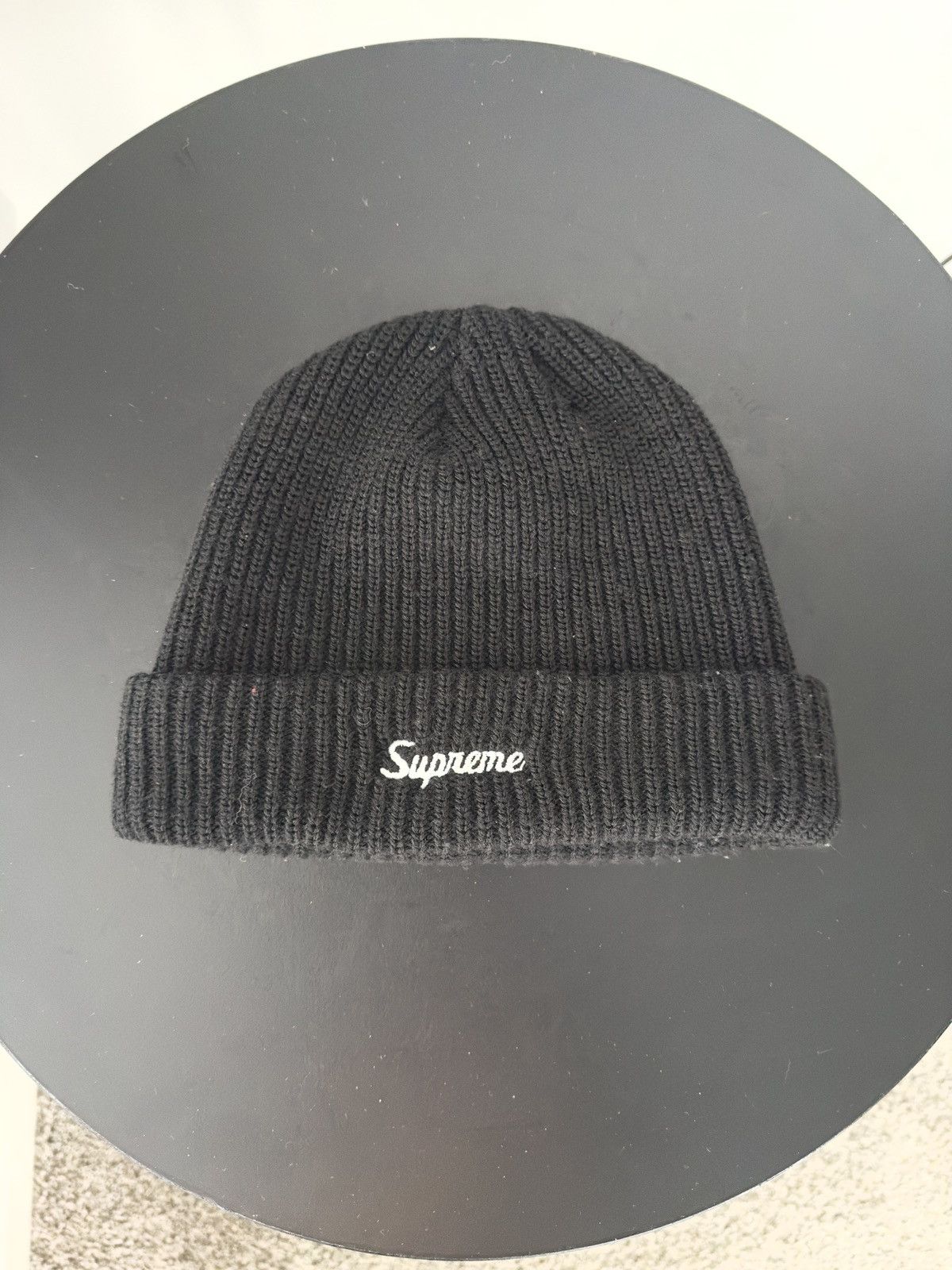 Supreme Supreme loose stripe beanie | Grailed