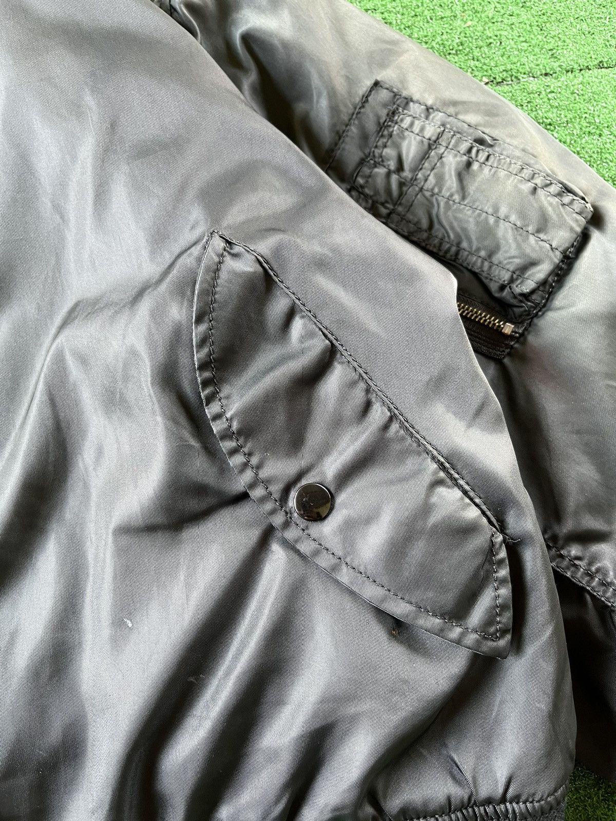 Naval Clothing Factory 🔥RARE Vintage Naval Air Force Embroidery Bomber Jacket Size US L / EU 52-54 / 3 - 5 Thumbnail