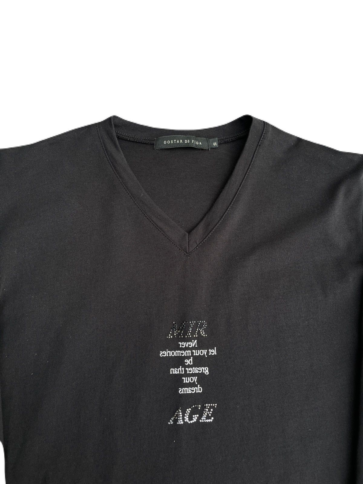 If Six Was Nine 2000s FUGA Rhinestone Mirage Long Sleeve Tee Japanese Vkei Size US S / EU 44-46 / 1 - 5 Thumbnail