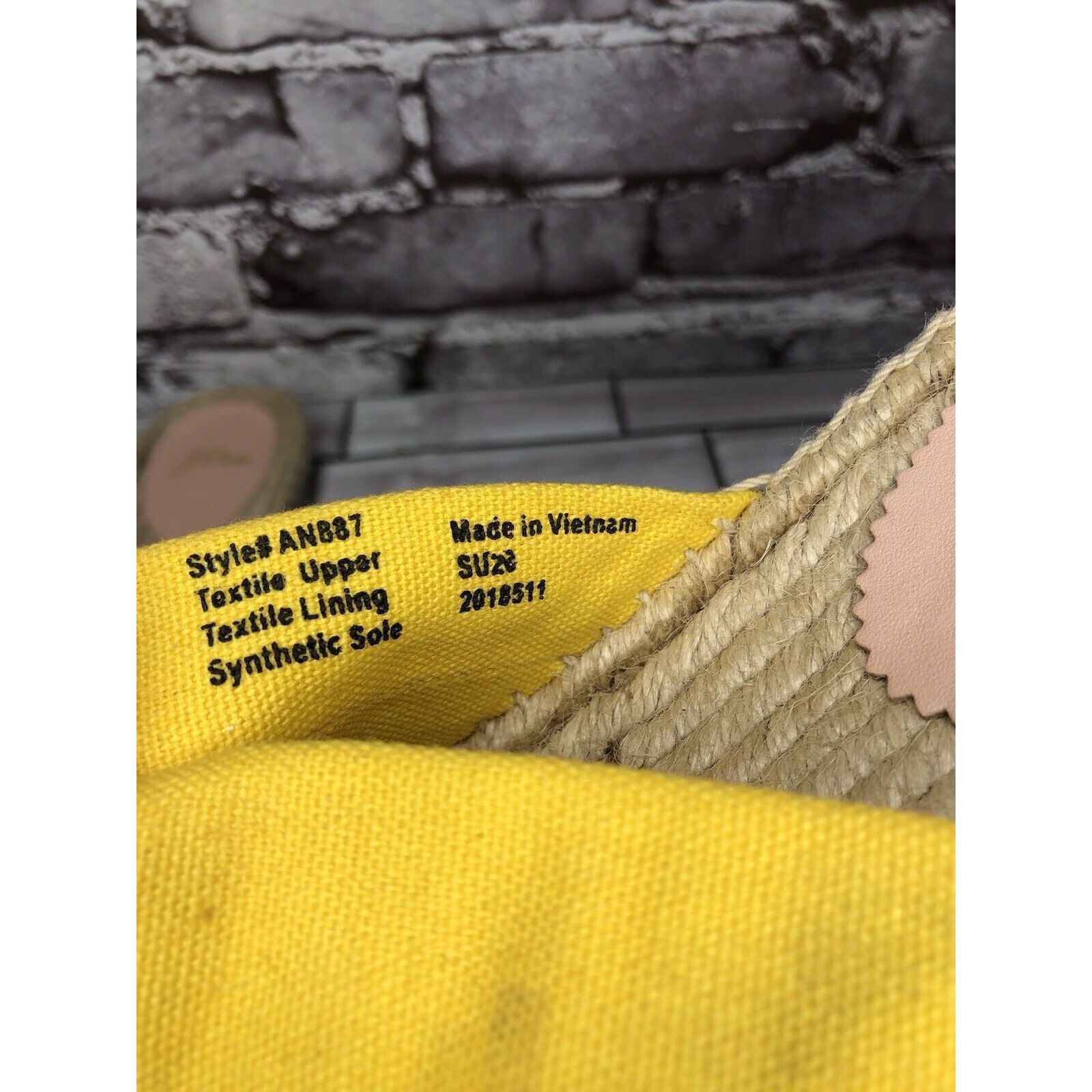 J.Crew J. Crew Yellow Twisted Canvas Fabric Slide Espadrilles Sanda Size US 9 / IT 39 - 17 Thumbnail