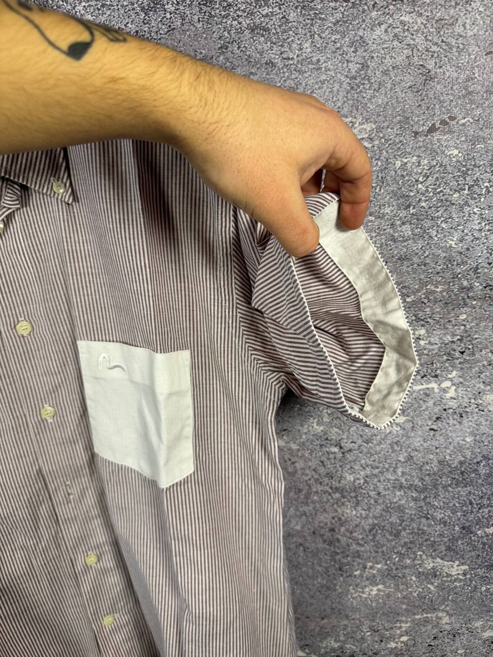 Evisu × Japanese Brand × Vintage Vintage Evisu Deluxe Short Sleeve Shirt Japanese Size US L / EU 52-54 / 3 - 9 Thumbnail