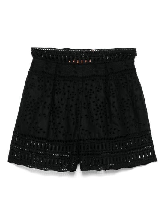 Ermanno Scervino ERMANNO SCERVINO Women Shorts & Burmudas D464P602 RXT95708 Black Size 27" / US 4 / IT 40 - 1 Thumbnail
