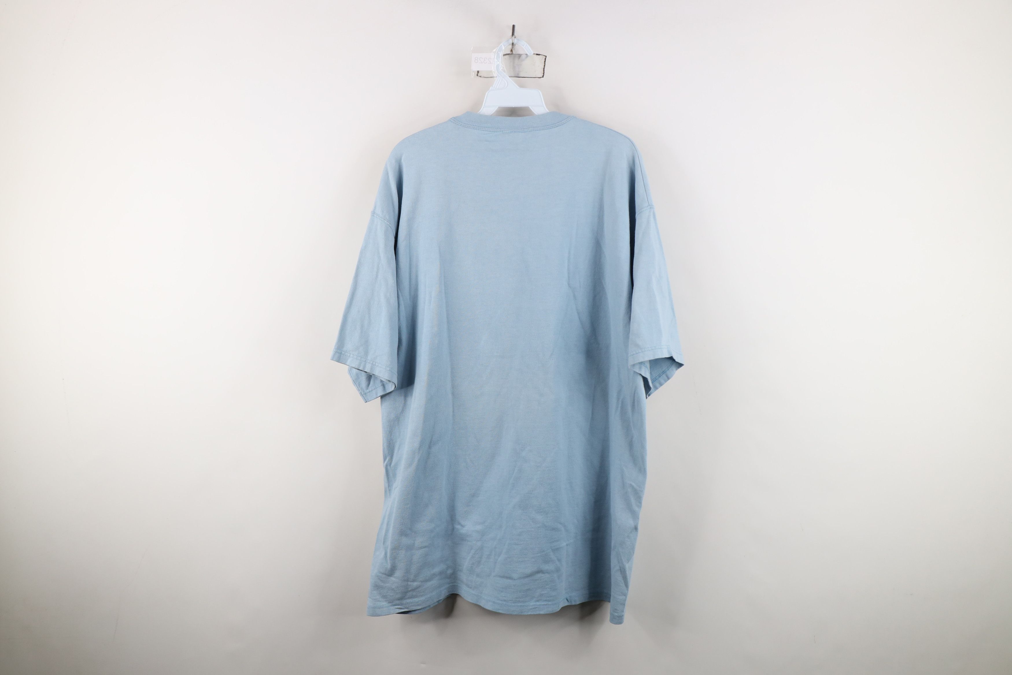 Vintage Vintage 90s Streetwear Heavy T-Shirt Carolina Blue USA Size US L / EU 52-54 / 3 - 10 Thumbnail