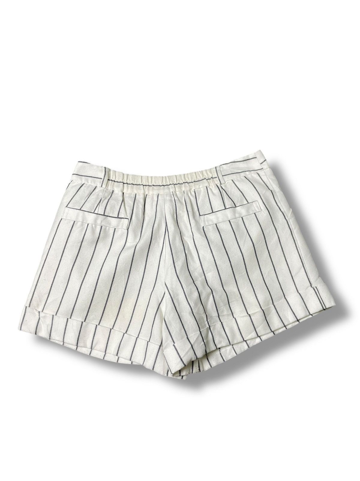 Japanese Brand × Vintage SORRIDERE WOMENS STRIPED SHORTS (87) Size 30" / US 8 / IT 44 - 7 Thumbnail