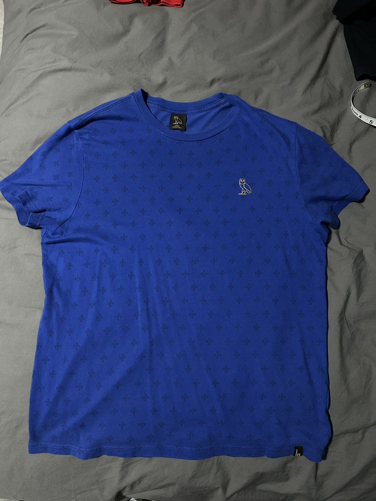 October's Very Own OVO October’s Very Own Allover Owl Monogram Tee Blue Size L Size US L / EU 52-54 / 3 - 1 Thumbnail
