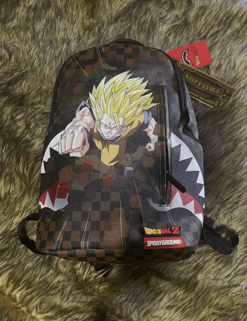 Sprayground Rare Dragon Ball Z Goku SS3 Backpack | Grailed