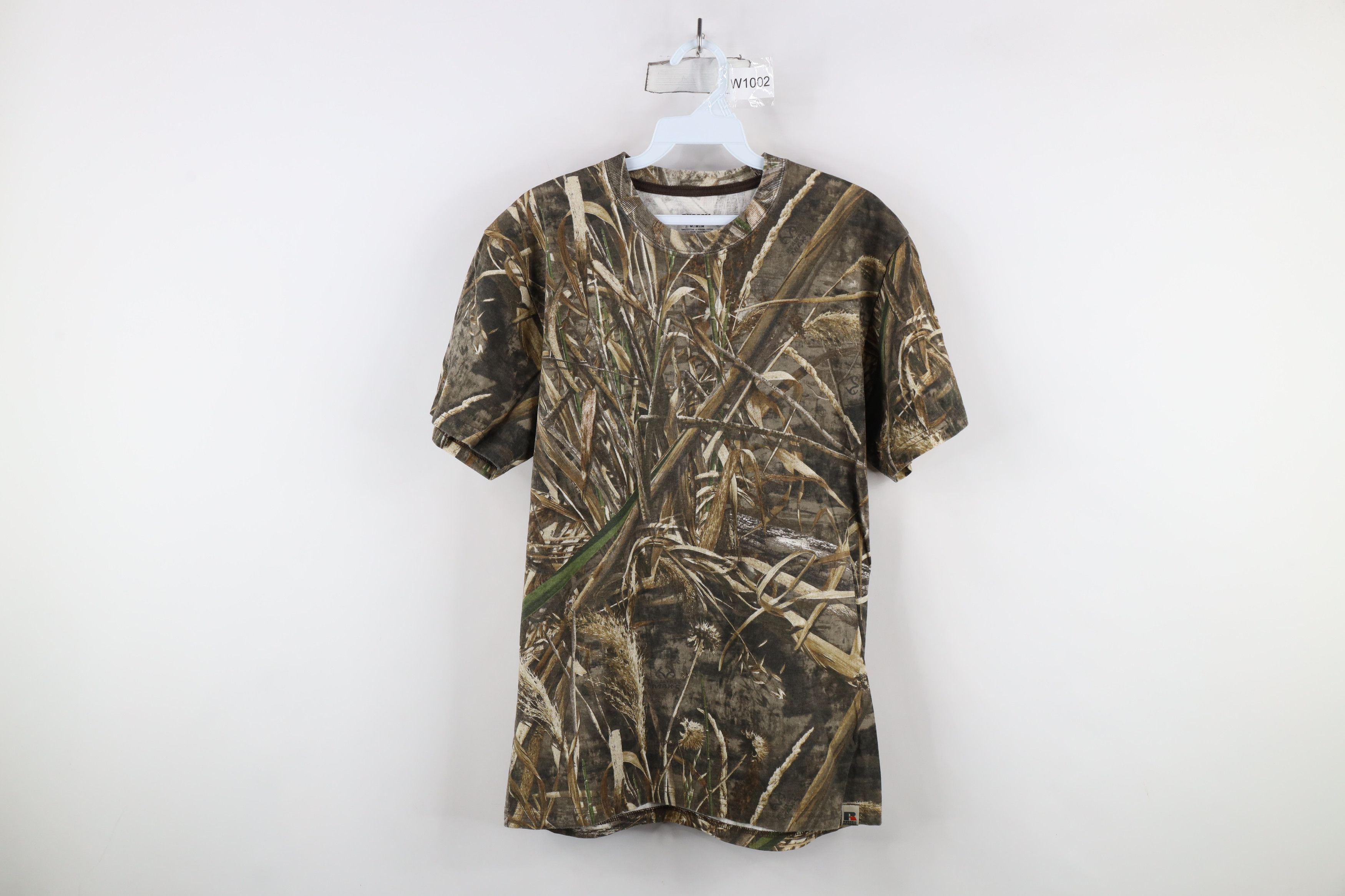 Russell Athletic × Vintage Vintage Y2K Russell Athletic Realtree Camouflage T-Shirt Size US M / EU 48-50 / 2 - 1 Thumbnail