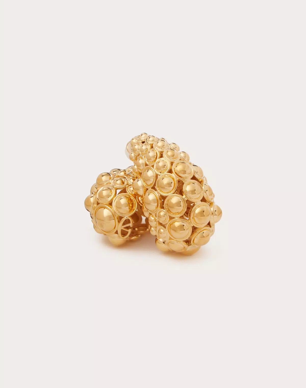 Valentino oc11z0725 Size:OS/ Metal Pineapple Earrings in Golden Size ONE SIZE - 1 Thumbnail