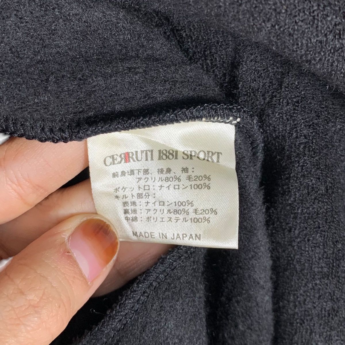 Cerruti 1881 Vintage CERRUTI 1881 Sport Italian Fleece Sweater Jacket Size US XL / EU 56 / 4 - 6 Thumbnail