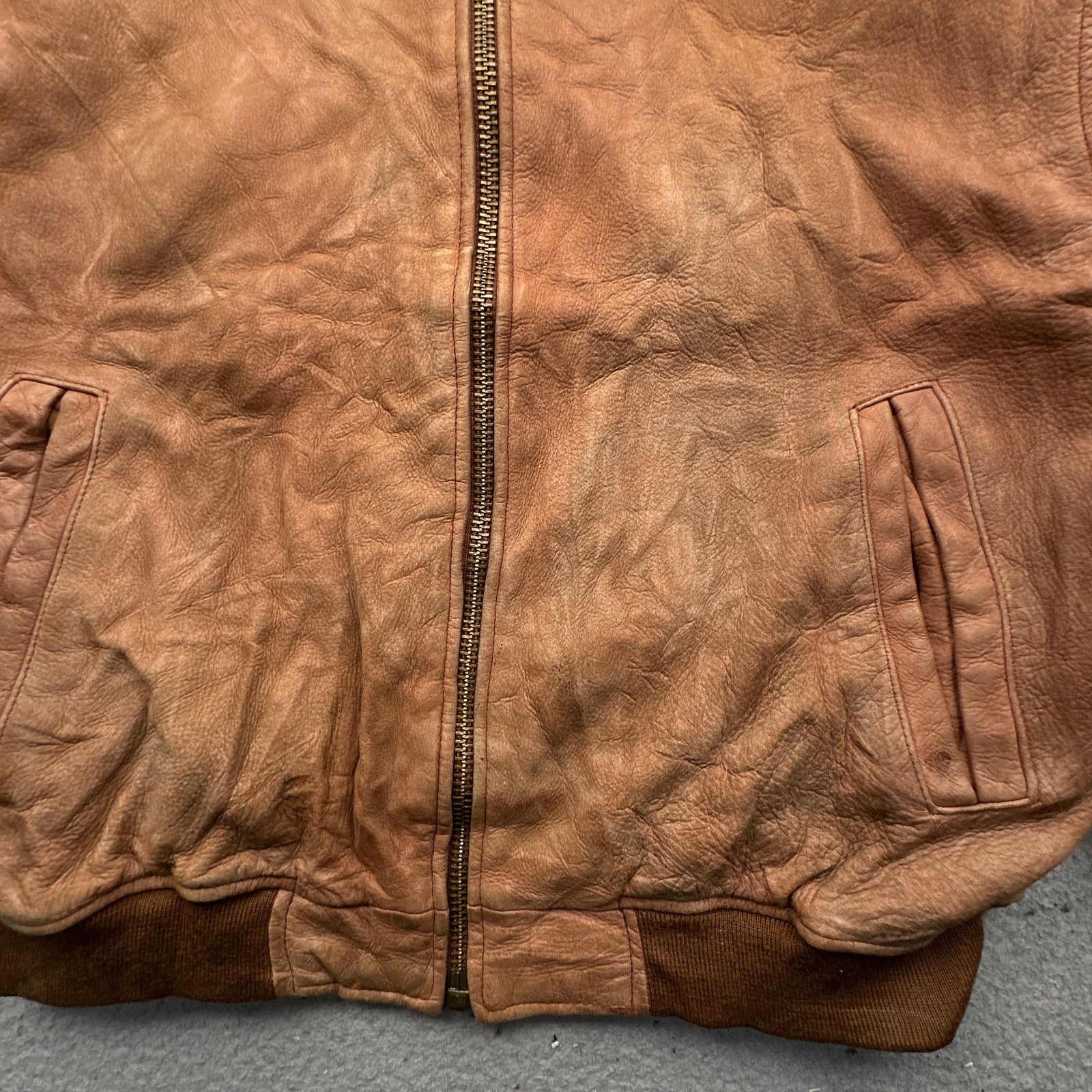 Other Vintage East Island Suede Leather Bomber Jacket Mens Large Size US L / EU 52-54 / 3 - 14 Thumbnail