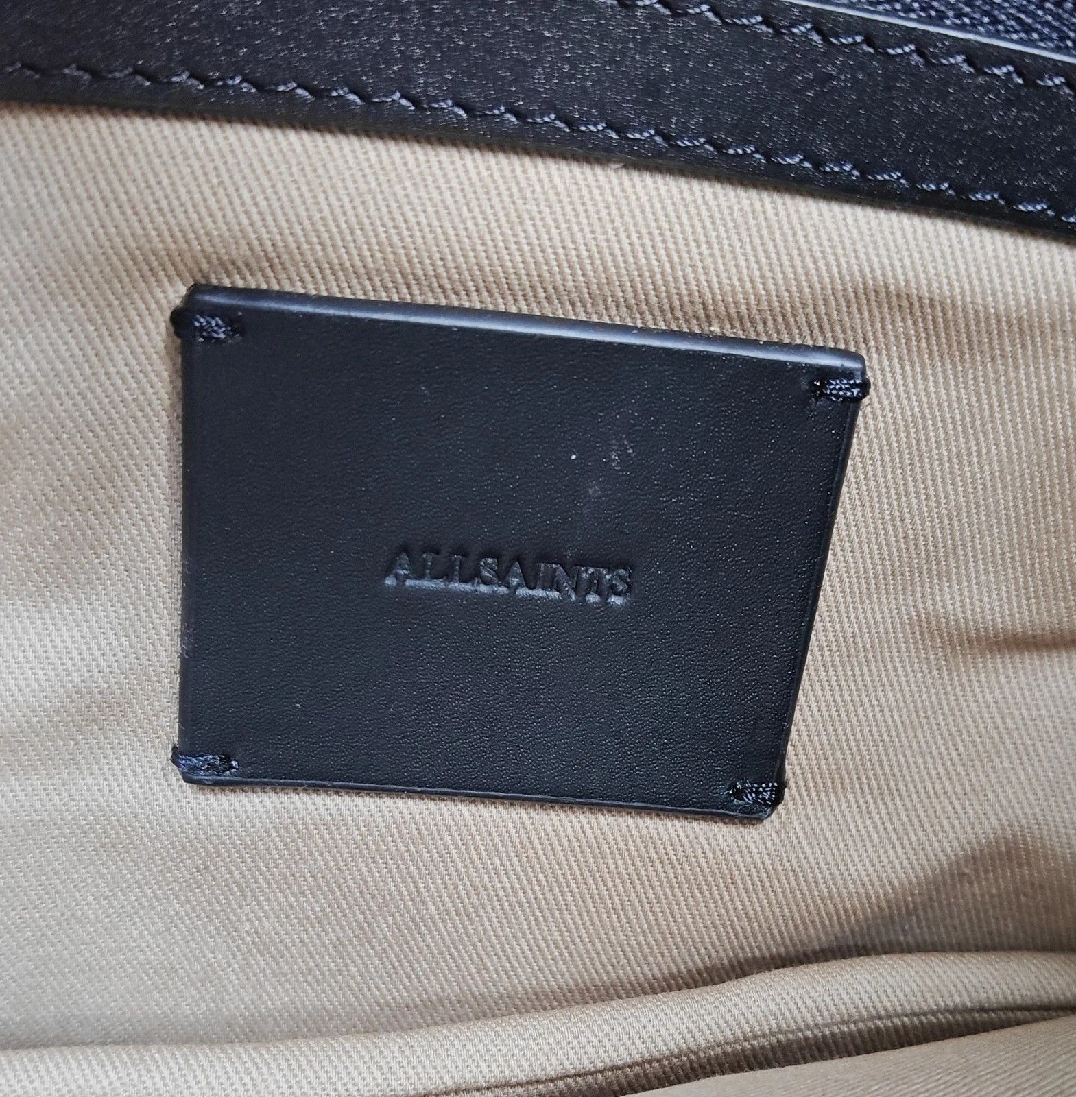 Allsaints ALLSAINTS Sheringham Leather Quilted Shoulder Bag FTP - 8212 Size ONE SIZE - 10 Thumbnail