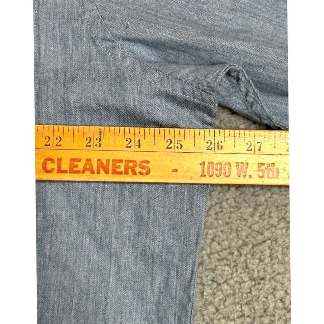 Vintage Tahari Flannel Shirt Mens 2XL Blue Long Sleeve Button-Up Button-Up 100% Fine Cotton Size US XXL / EU 58 / 5 - 6 Thumbnail