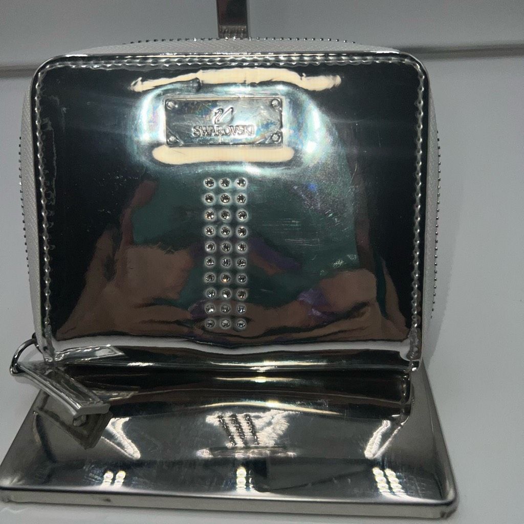 Swarovski Swarovski Metallic and Crystal Small Wallet Size ONE SIZE - 10 Thumbnail
