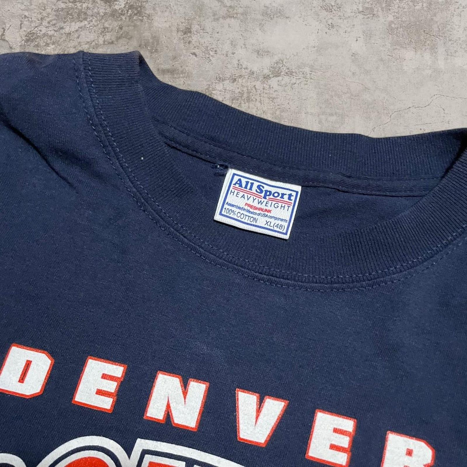 NFL 90s Denver Broncos NFL single stitch navy size XL Size US XL / EU 56 / 4 - 3 Thumbnail