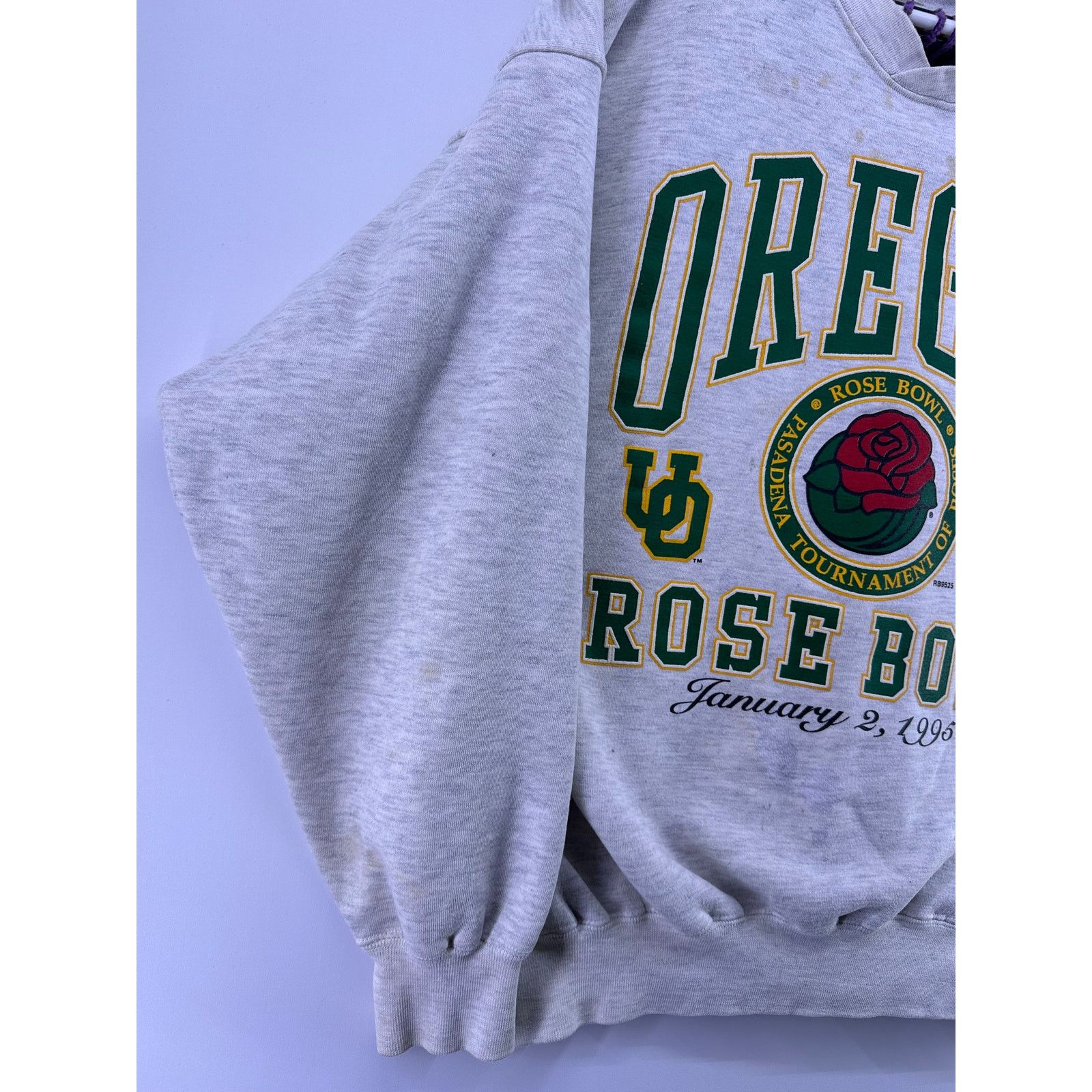 & Other Stories Vintage 1995 Oregon Rose Bowl Jan 2nd Gray Crewneck Size XL Size US XL / EU 56 / 4 - 6 Thumbnail