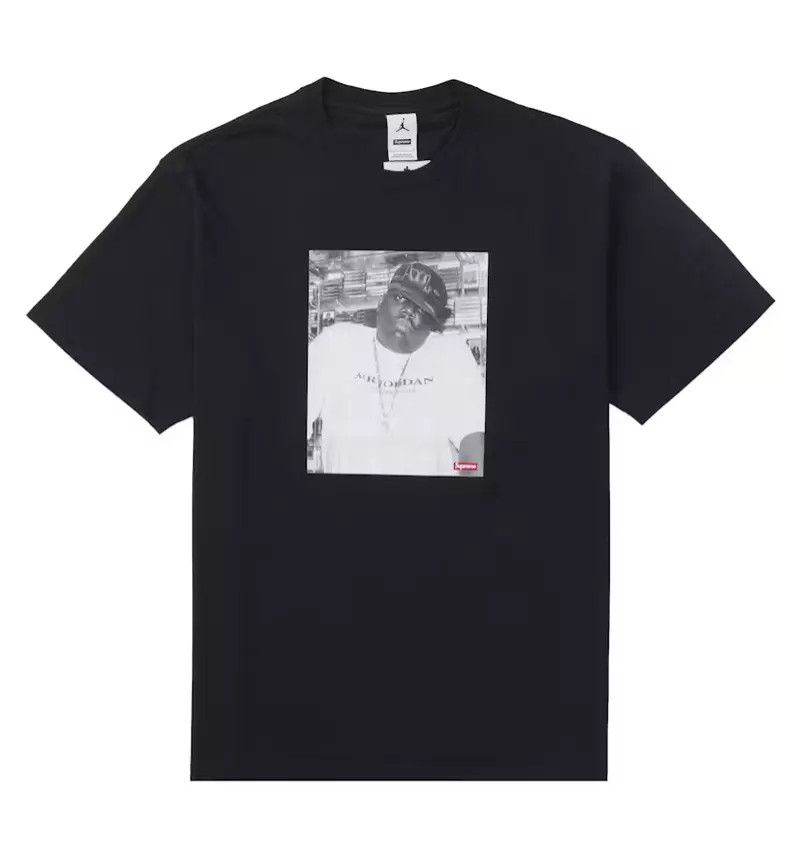 Supreme Supreme Jordan Biggie S S Top Tee Black Size (L) Size US L / EU 52-54 / 3 - 1 Thumbnail