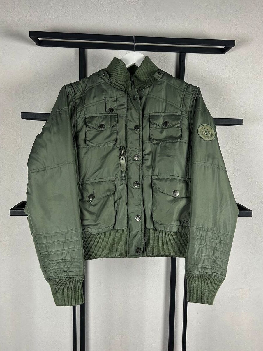 Vintage Streetwear Japanese Hysteric Cargo Military Jacket 90s y2K Size US S / EU 44-46 / 1 - 1 Thumbnail