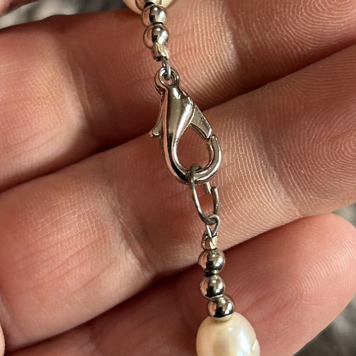 Handmade Handcrafted genuine freshwater pearl rose quartz necklace Size ONE SIZE - 7 Thumbnail