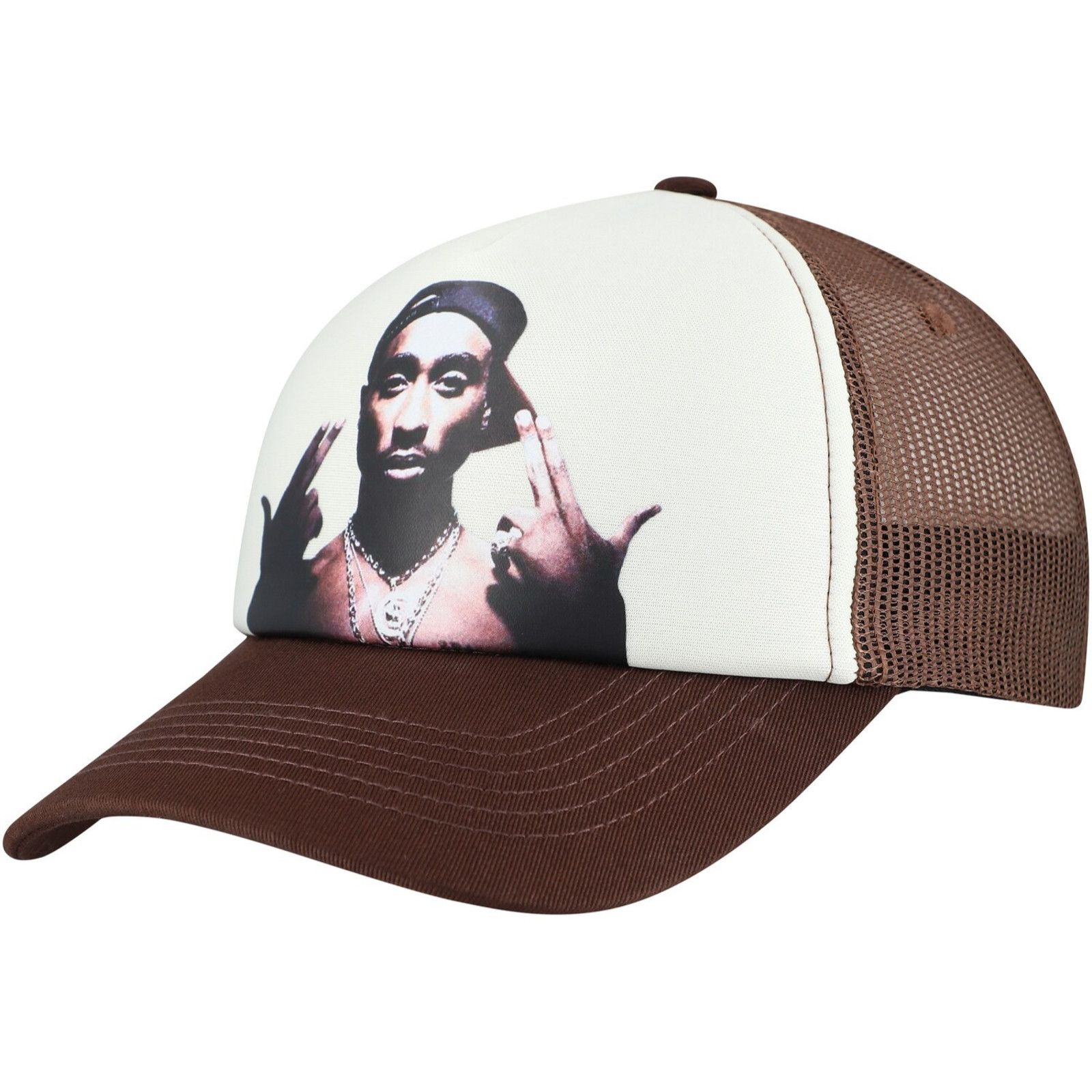 Primitive Primitive X Tupac Shakur 2Pac Stay Up Trucker Hat Cap Size ONE SIZE - 3 Thumbnail