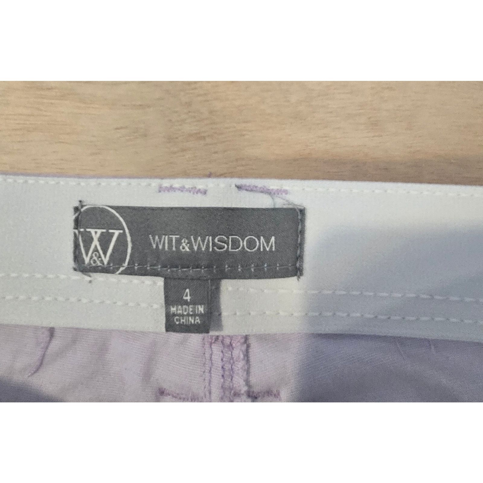 Other Wit & Wisdom Utility sz 4 High Waist purple Camo Cargo Size 27" / US 4 / IT 40 - 3 Thumbnail