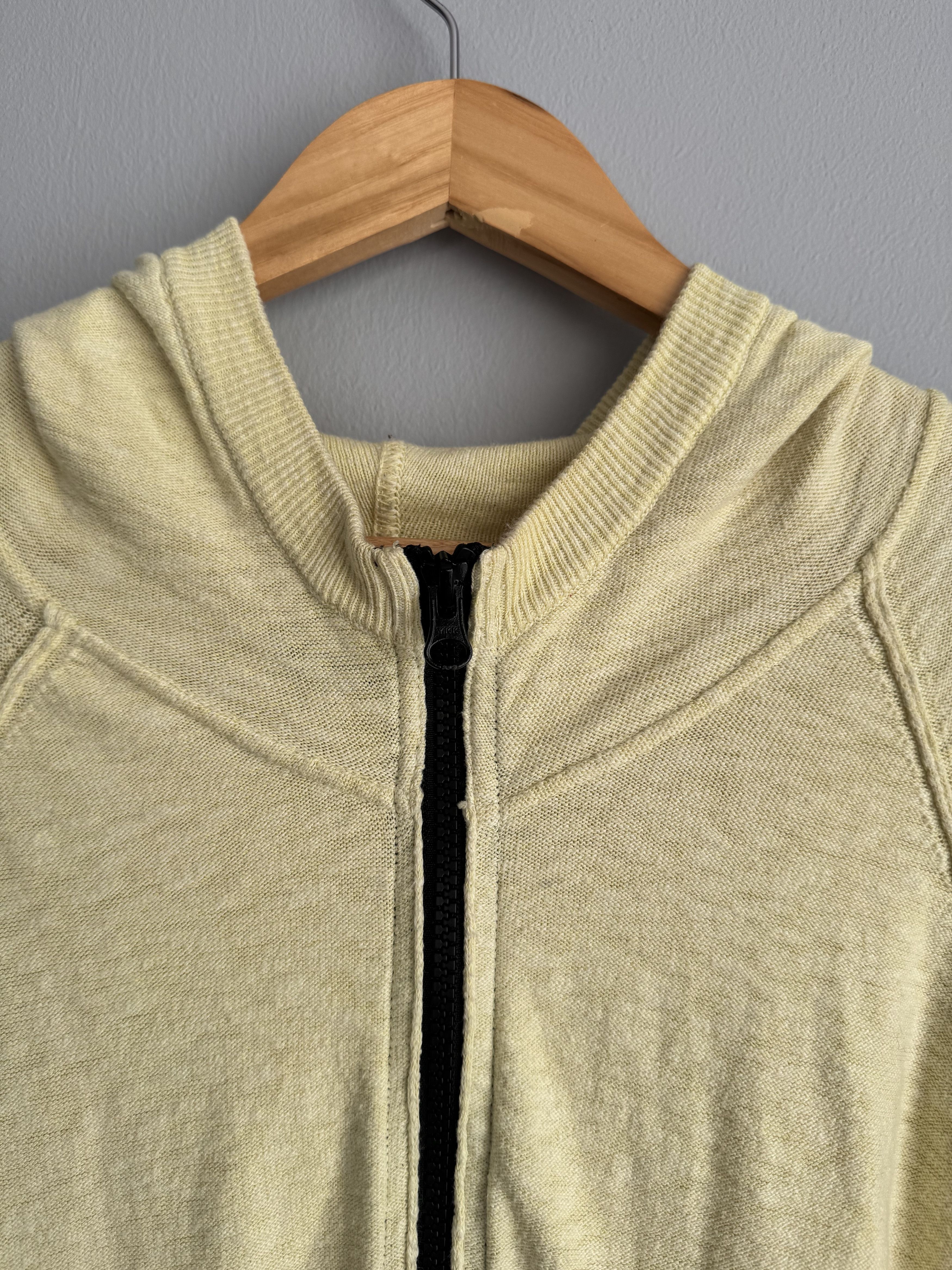 Stone Island Stone Island Hoodie Knitwear Zip-up Cardigan Lime jacket Size US XL / EU 56 / 4 - 3 Thumbnail