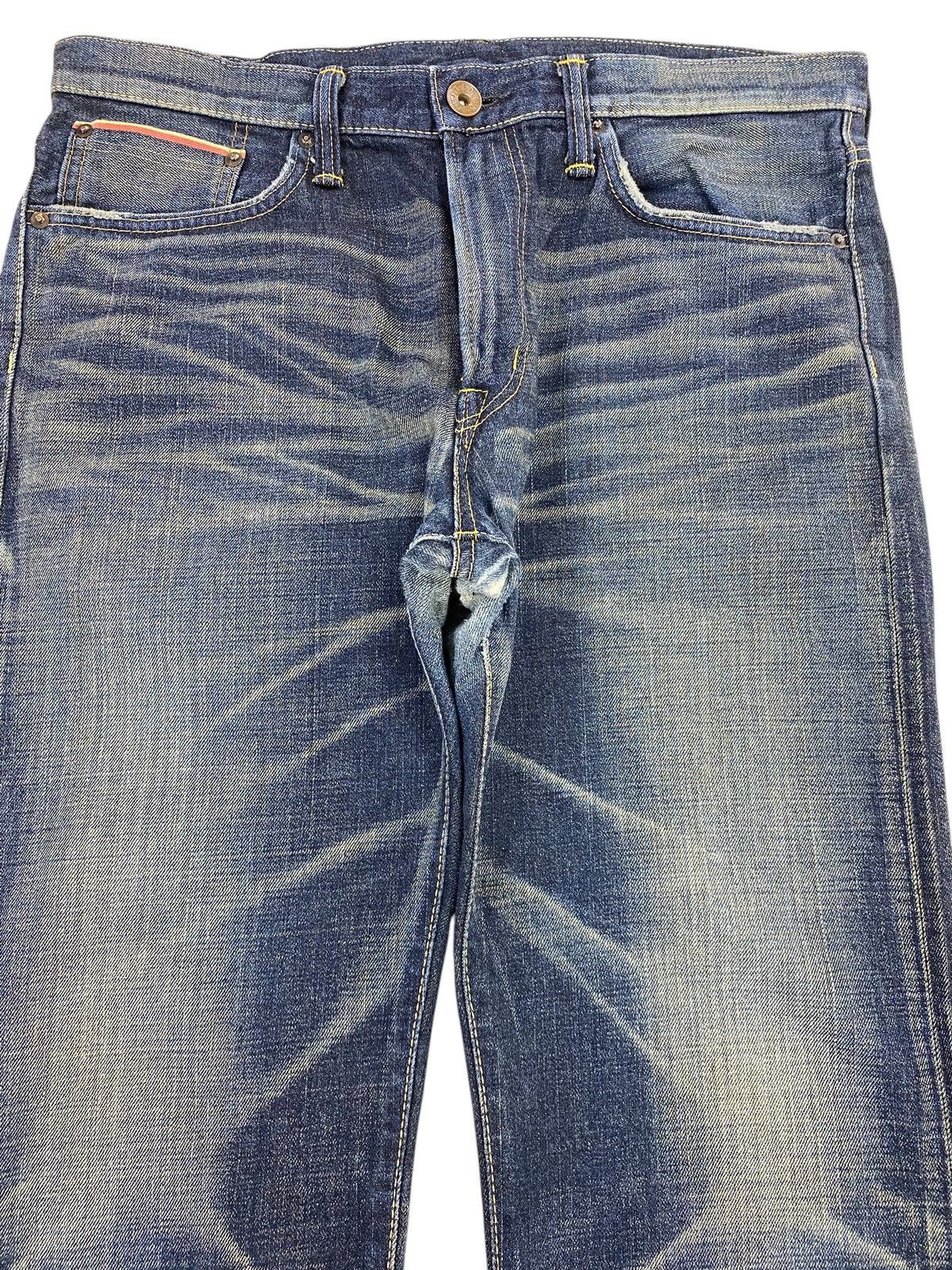 Edwin Edwin X Selvage Faded Blue Wash Straight Cut Style Jeans Size US 35 - 2 Thumbnail