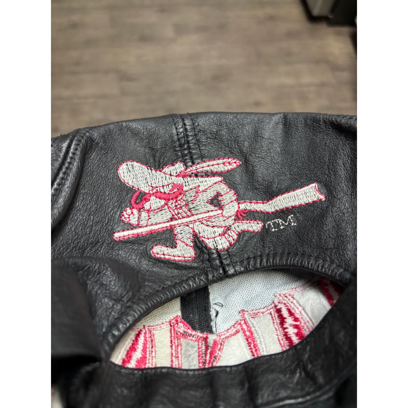 Vintage Vintage UNLV Leather Graffiti 90s Black Hat Sz OS Size ONE SIZE - 6 Thumbnail