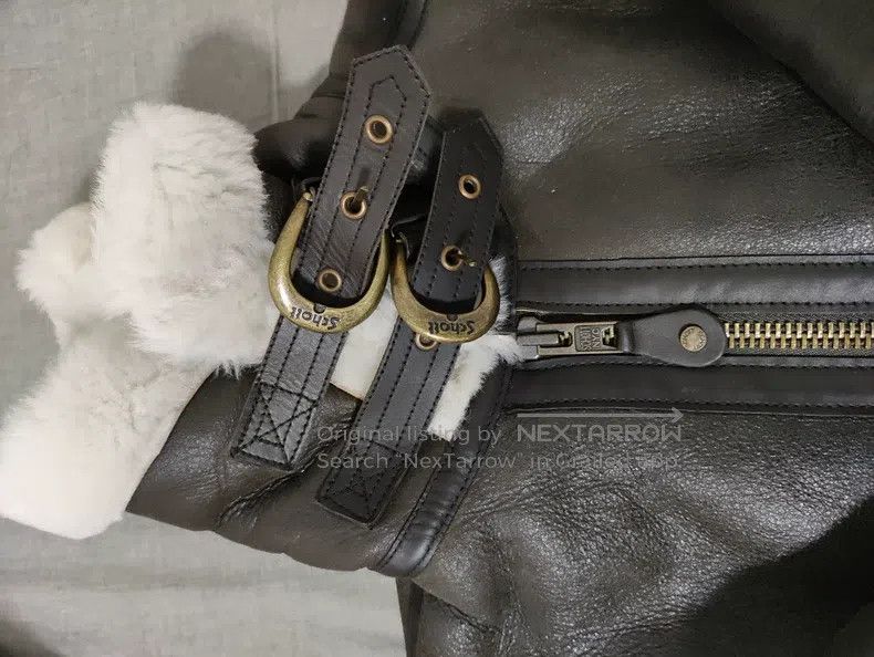 Schott Schott Fur integrated B3 leather jacket Size US S / EU 44-46 / 1 - 4 Thumbnail