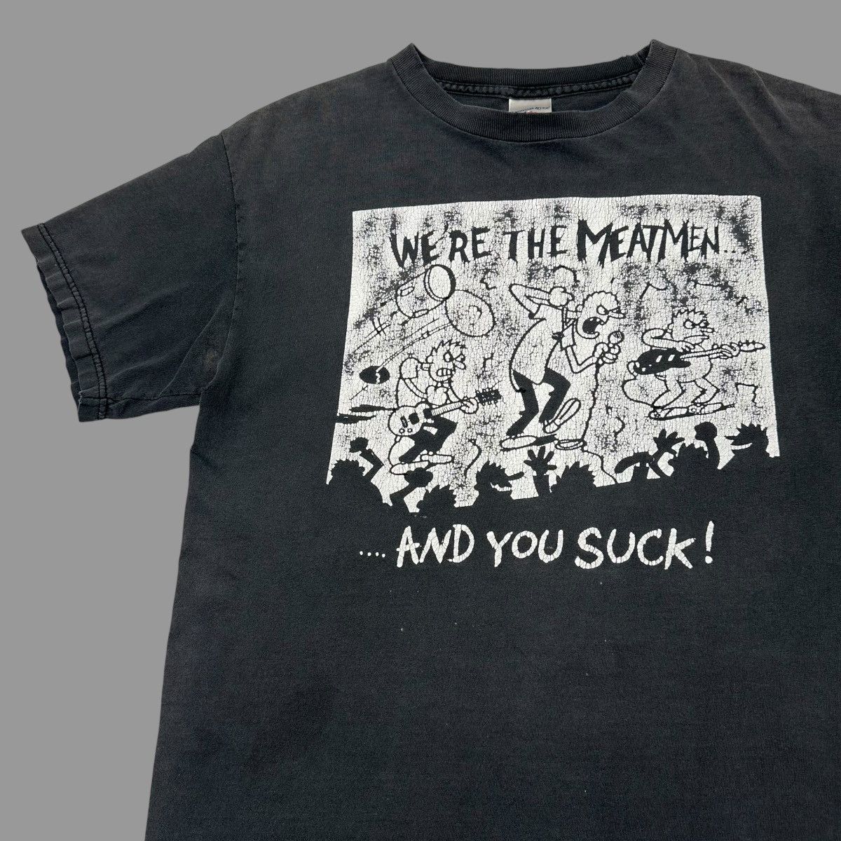 Vintage Vintage the meat men punk tshirt Size US M / EU 48-50 / 2 - 2 Thumbnail