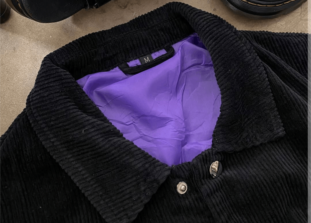 Japanese Brand flan labs corduroy jacket "laughing company" Size US M / EU 48-50 / 2 - 7 Thumbnail