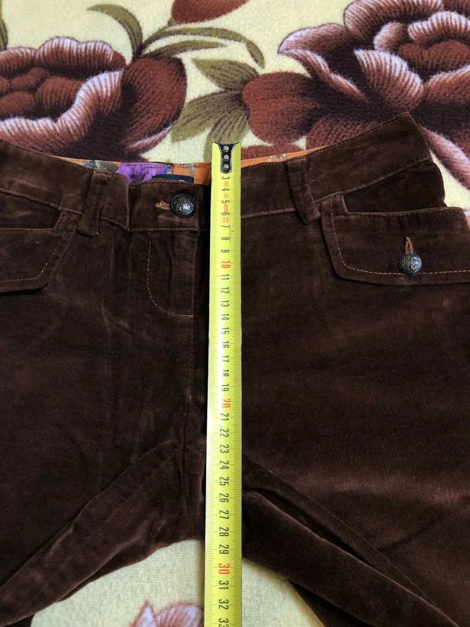Dolce & Gabbana Dolce & Gabbana Vintage Velvet Bootcut Pants Size 28" / US 6 / IT 42 - 10 Thumbnail