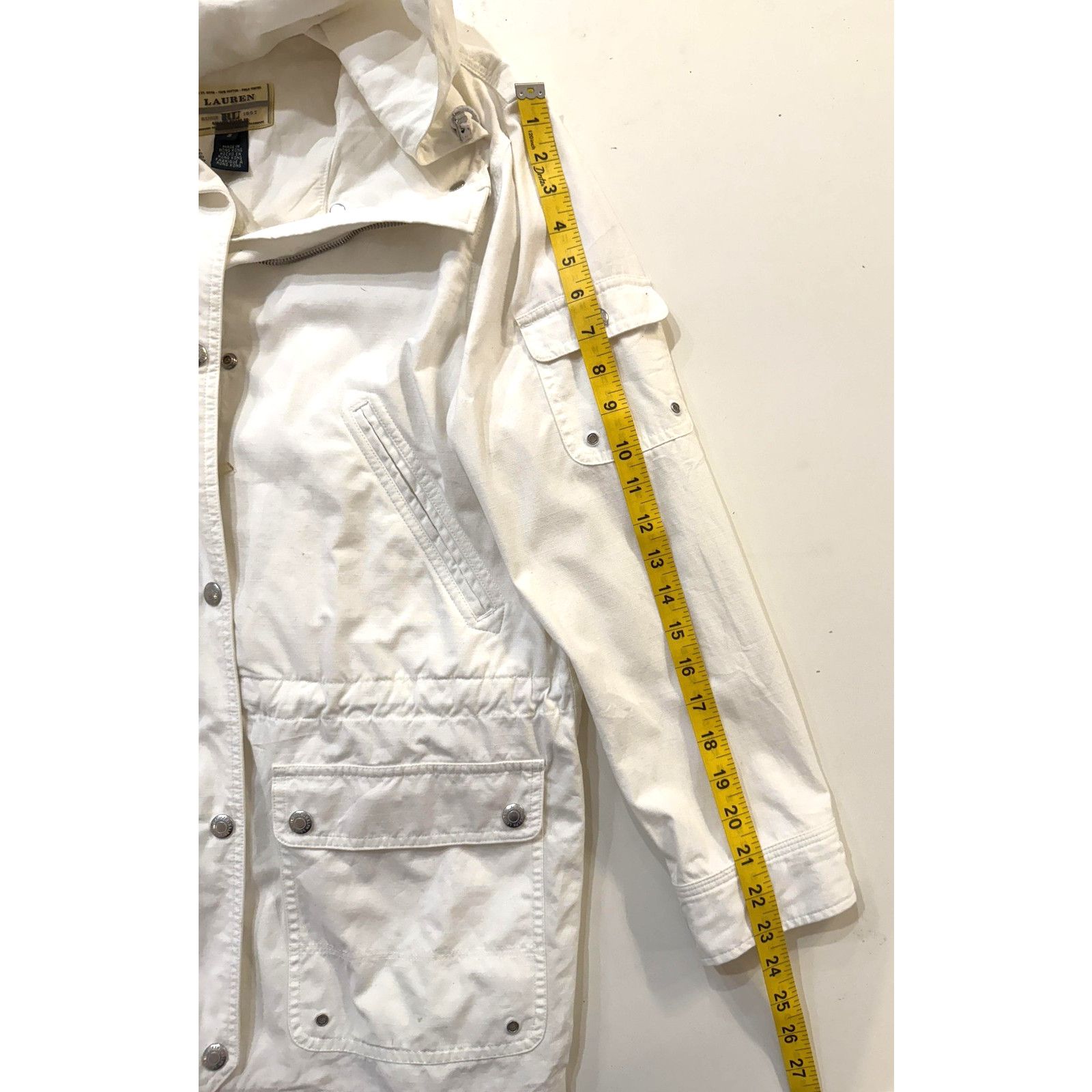 Lauren Ralph Lauren Lauren Ralph Lauren Jacket Womens SM White Utility Anorak Size S / US 4 / IT 40 - 9 Thumbnail