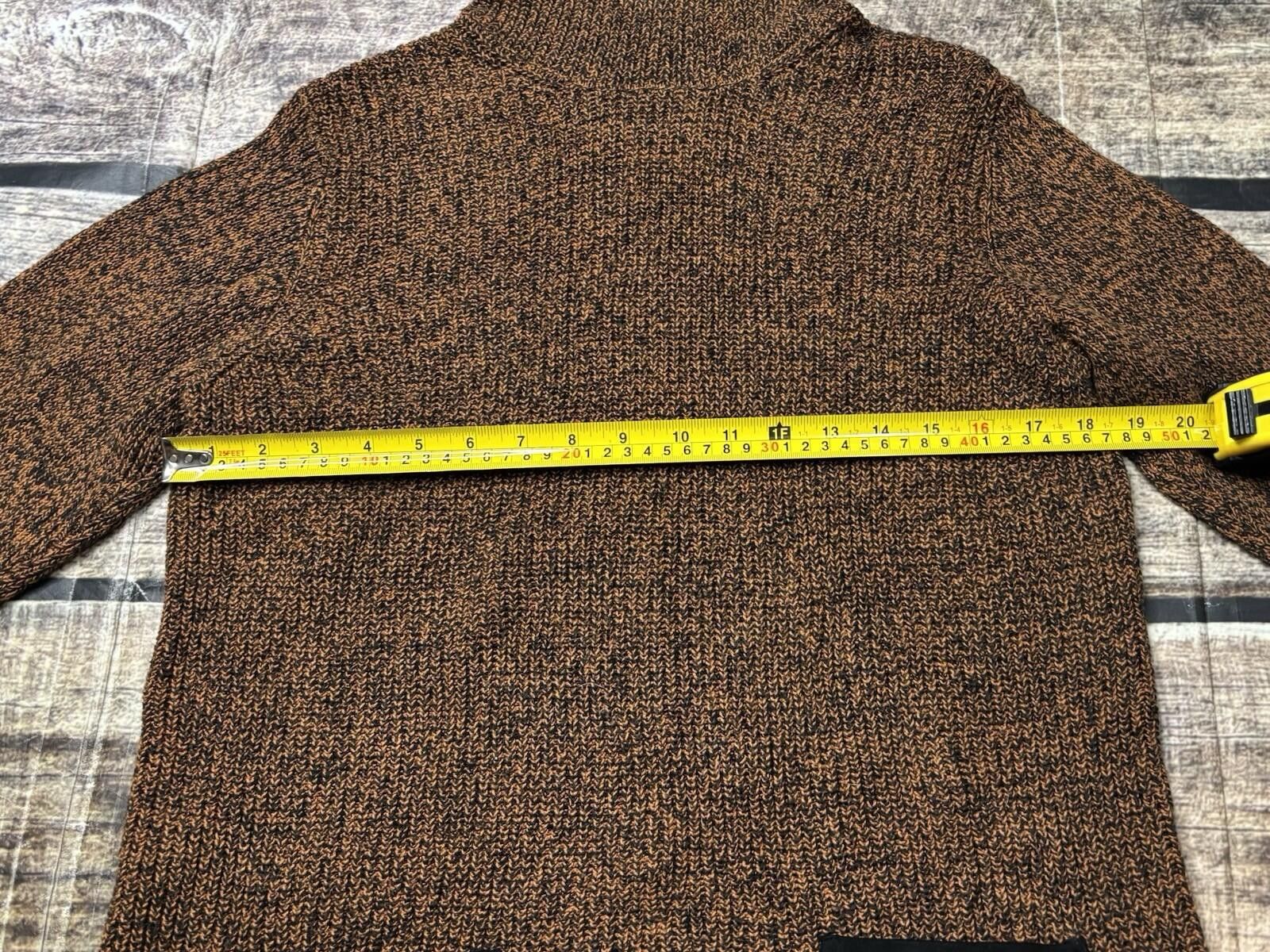 Other Susan Graver Sweater Womens Medium Chunky Knit Faux Suede Size M / US 6-8 / IT 42-44 - 9 Thumbnail