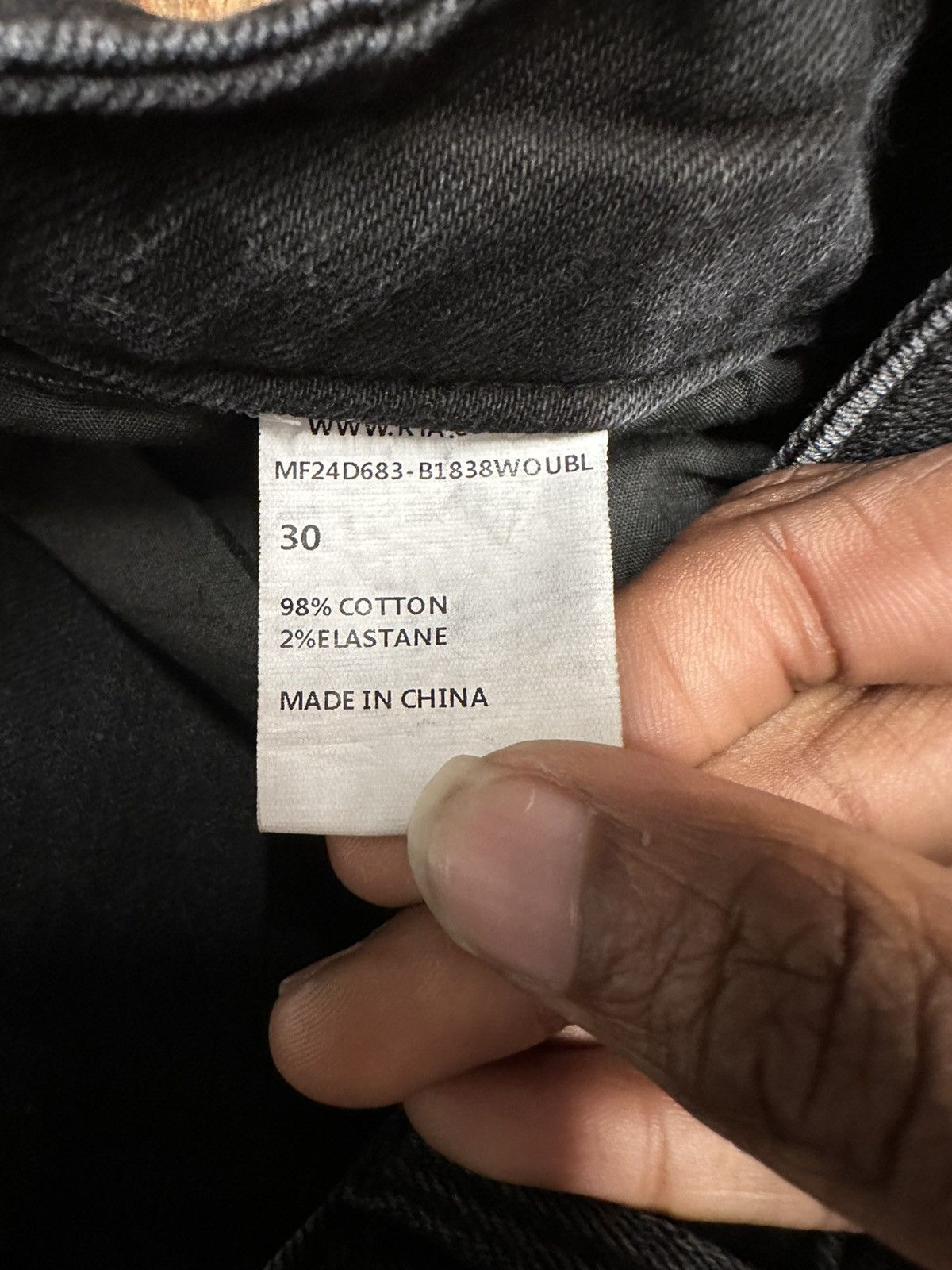 Rta Rta Small White Spell Black Denim Jeans Size 30 Size US 30 / EU 46 - 5 Thumbnail