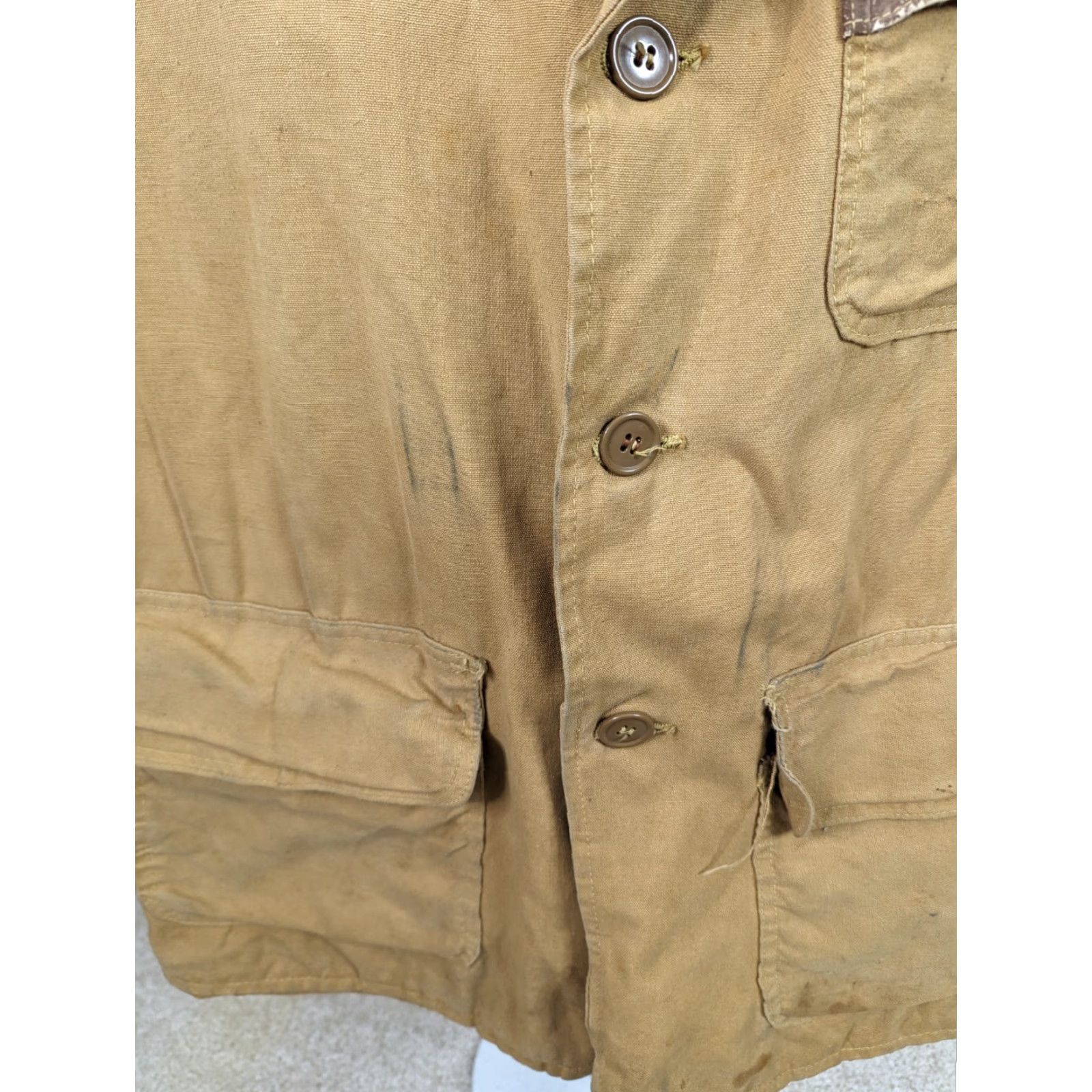 Vintage VINTAGE Canvas Sportsman Red Head Blue Bill Jacket Hunting Coat Tan Brown Large Size US L / EU 52-54 / 3 - 4 Thumbnail