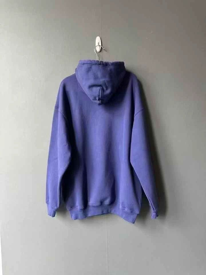 Balenciaga Balenciaga Blue monogrammed hoodie 2501-Nextarrow Size US S / EU 44-46 / 1 - 2 Thumbnail