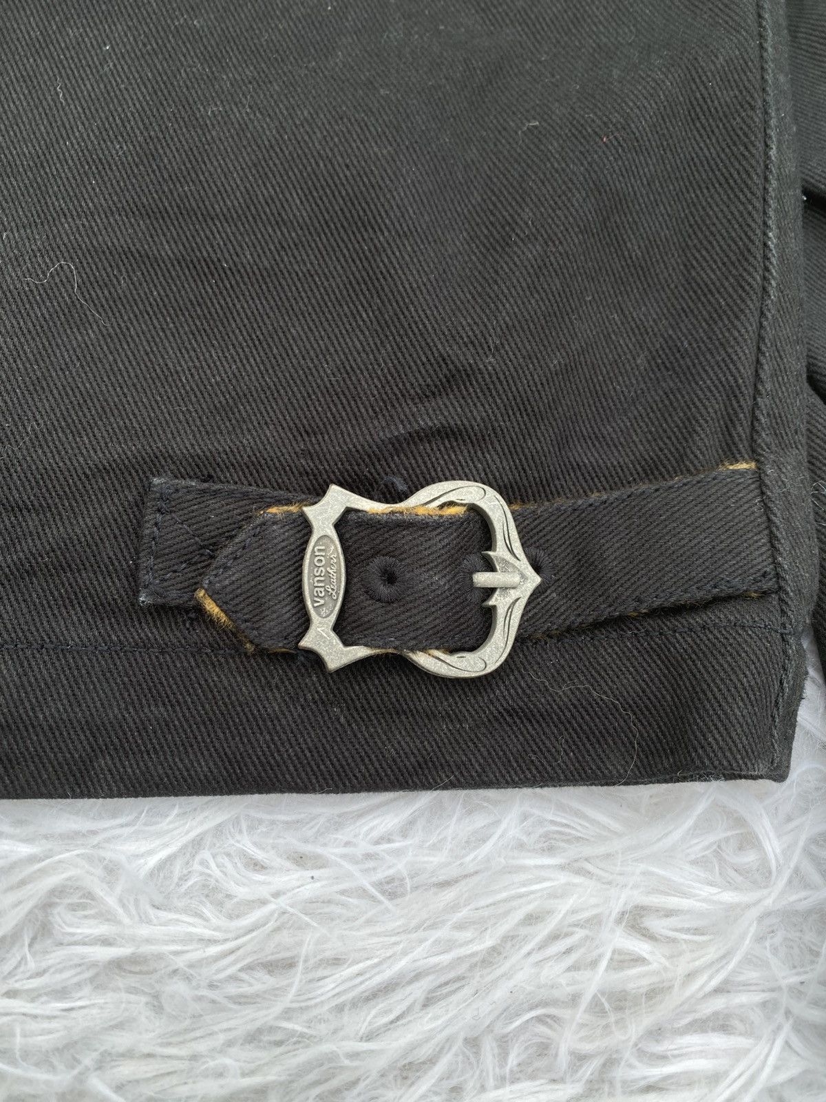 Japanese Brand Rare Vintage 90s Vanson Leather Cotton Jacket Size US M / EU 48-50 / 2 - 9 Thumbnail